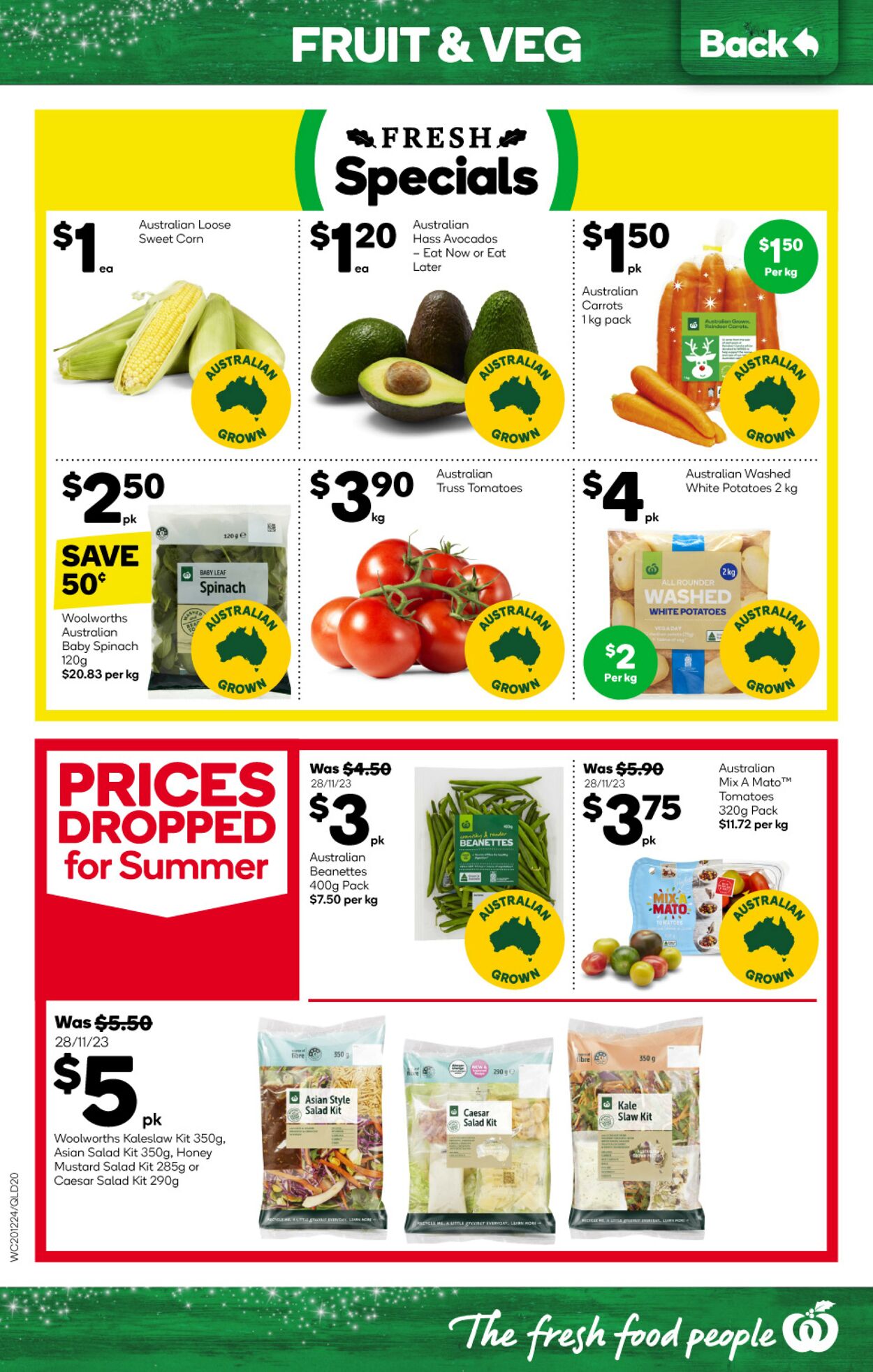 Catalogue Woolworths 20.12.2023 - 26.12.2023