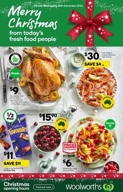 Catalogue Woolworths 20.12.2023 - 26.12.2023