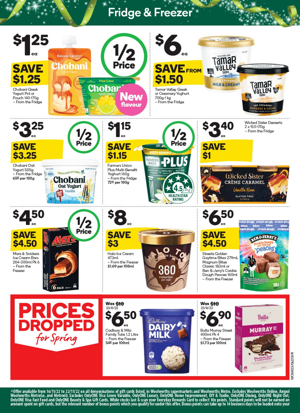 Catalogue Woolworths 16.11.2022 - 22.11.2022