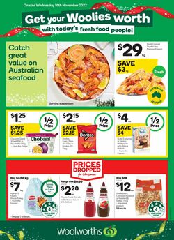 Catalogue Woolworths 16.11.2022 - 22.11.2022