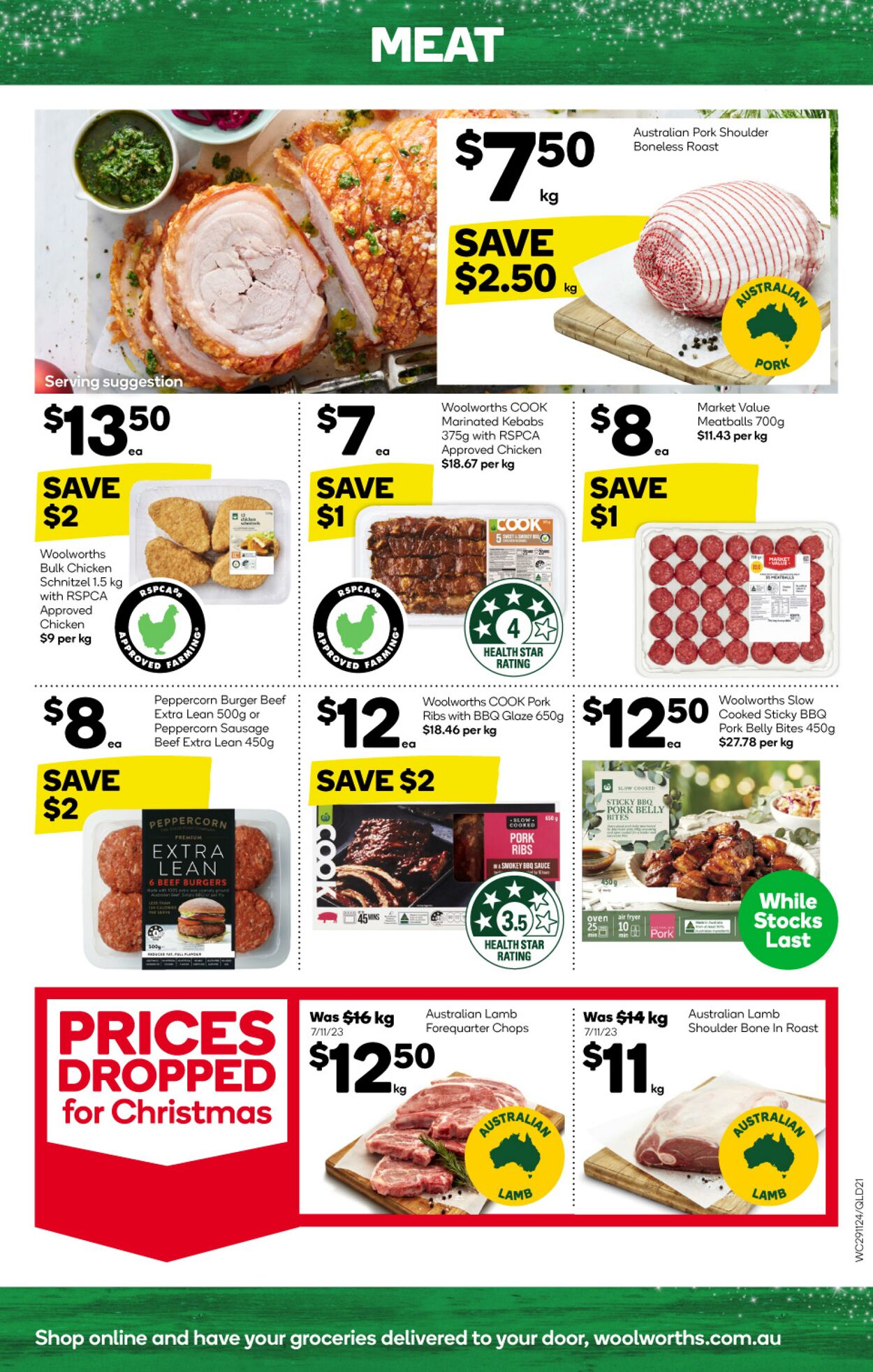 Catalogue Woolworths 29.11.2023 - 05.12.2023