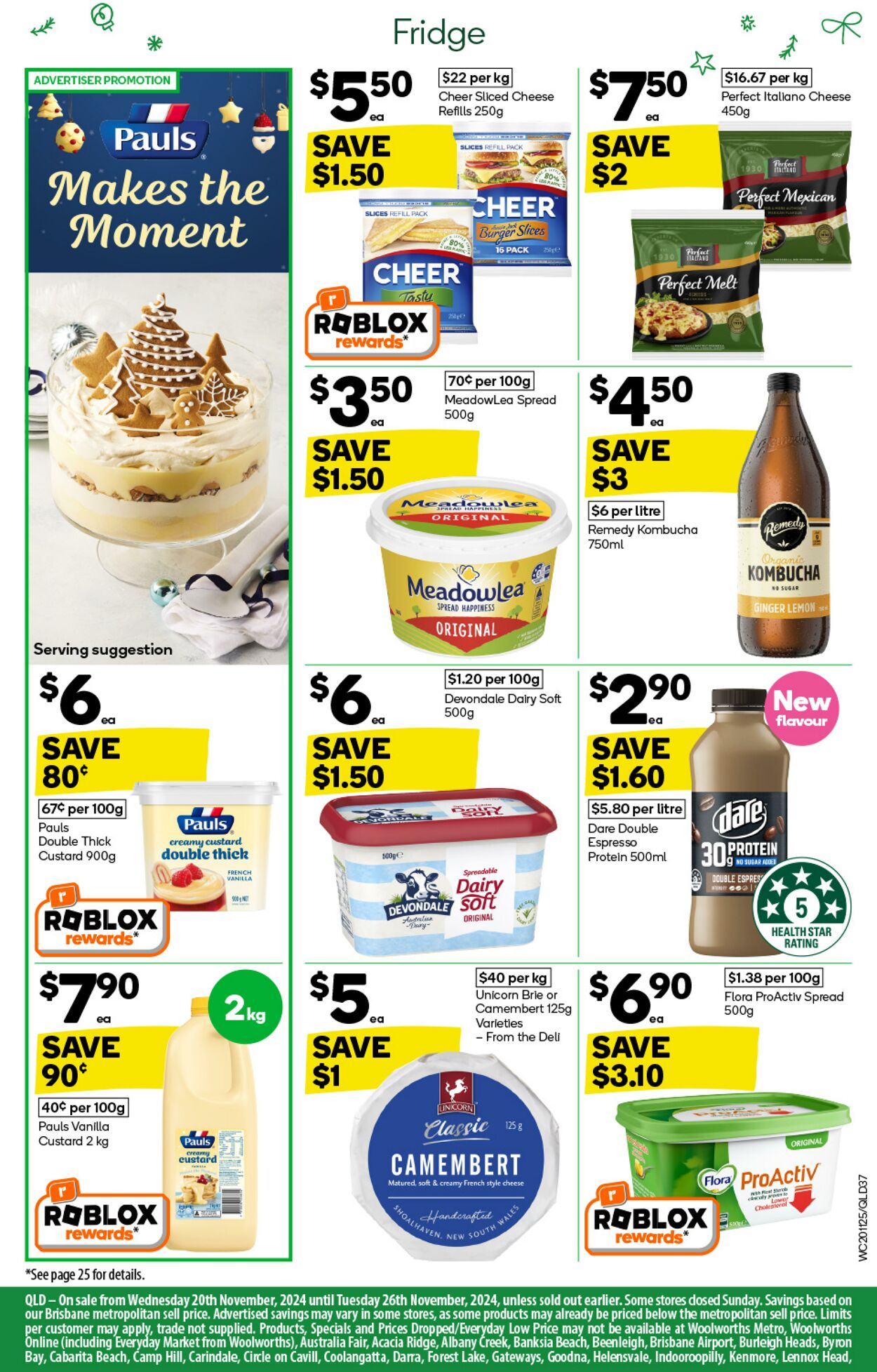 Catalogue Woolworths 20.11.2024 - 26.11.2024