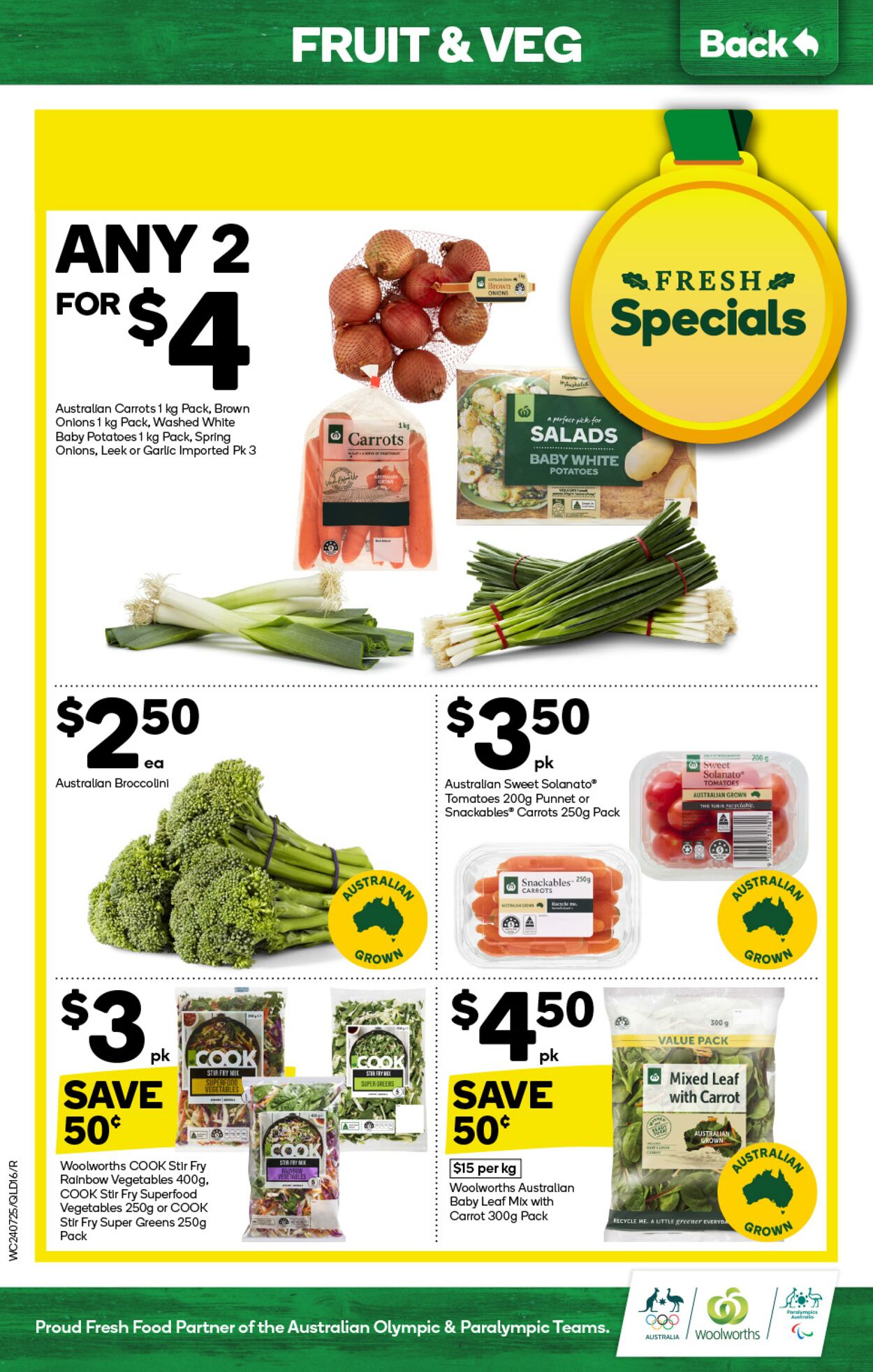 Catalogue Woolworths 24.07.2024 - 30.07.2024