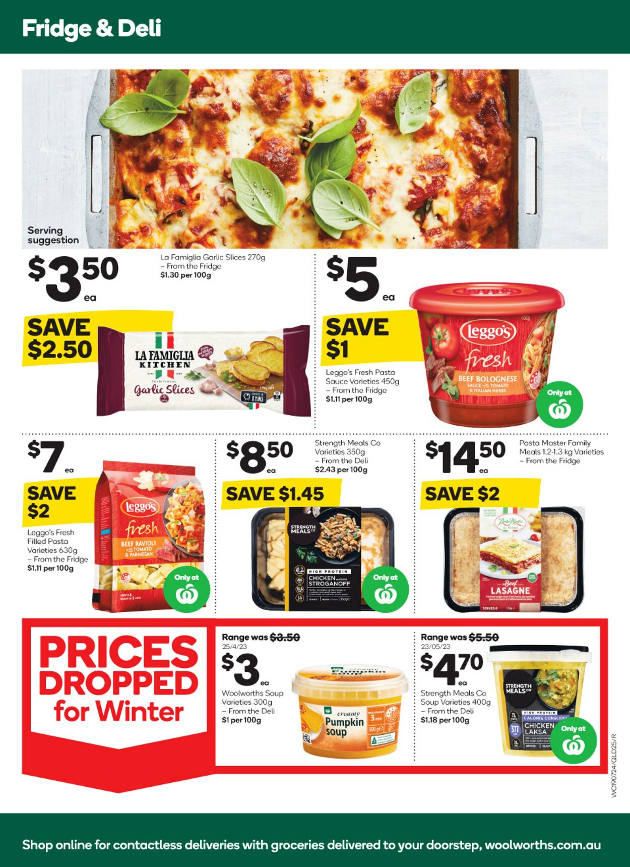 Catalogue Woolworths 19.07.2023 - 25.07.2023