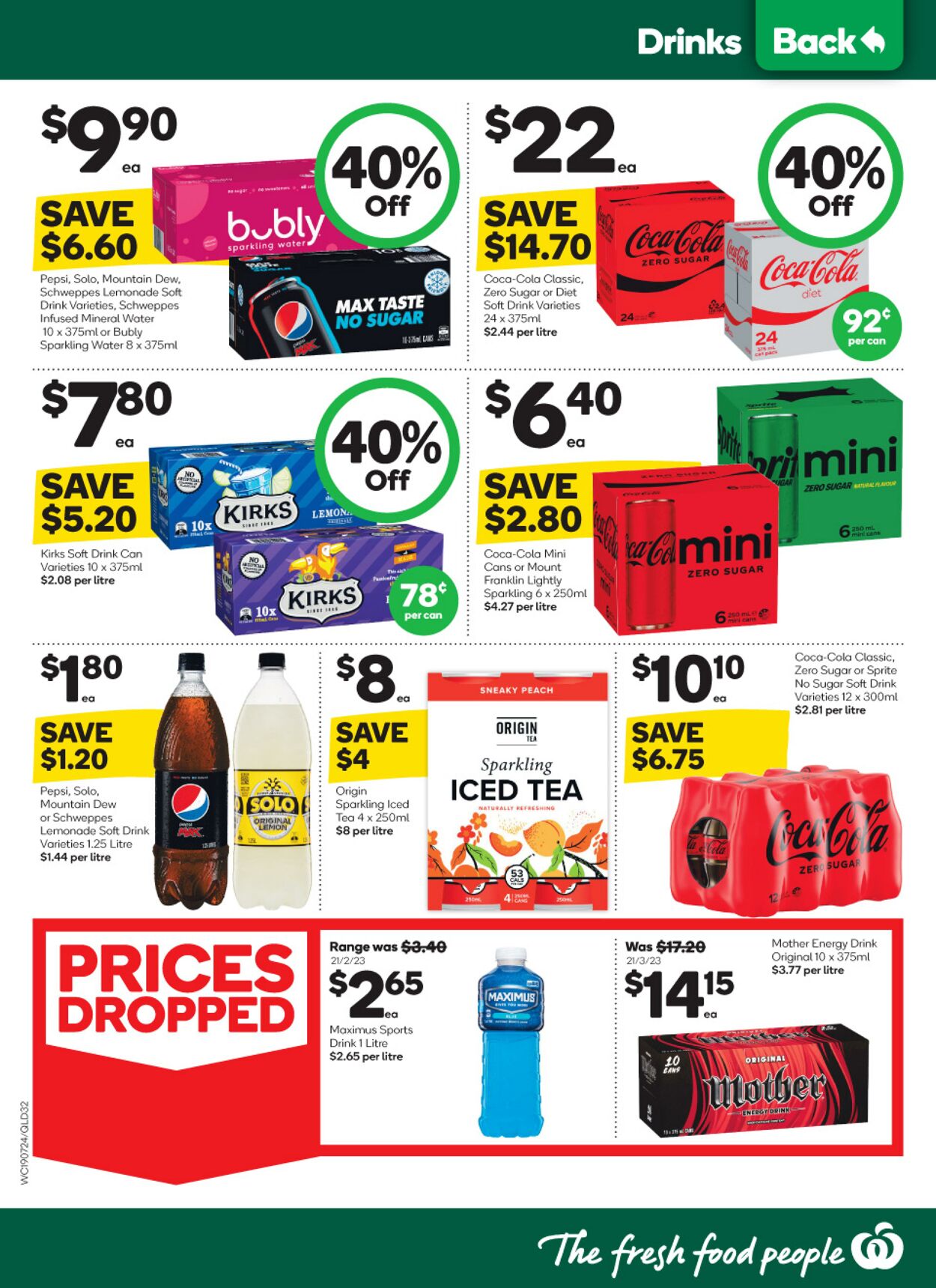 Catalogue Woolworths 19.07.2023 - 25.07.2023