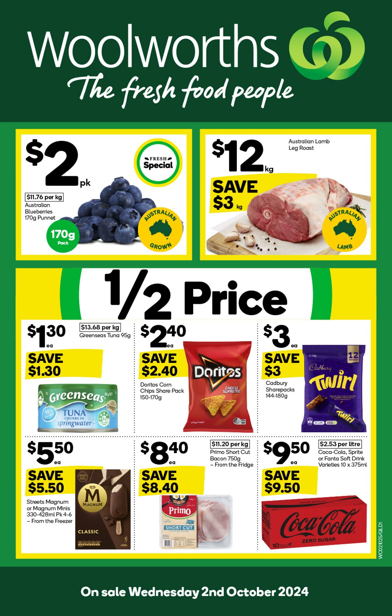 Catalogue Woolworths - Weekly Specials Catalogue QLD 2 Oct, 2024 - 8 Oct, 2024