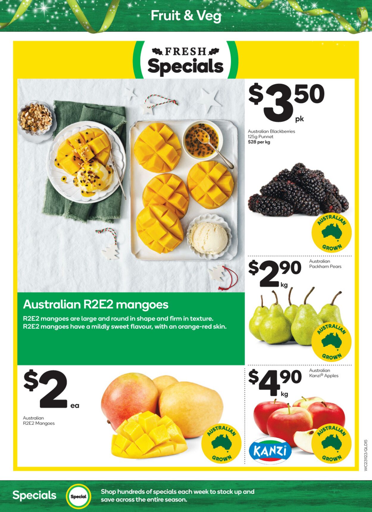 Catalogue Woolworths 23.11.2022 - 29.11.2022