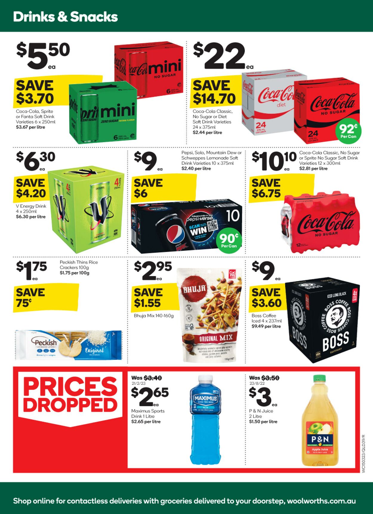 Catalogue Woolworths 15.03.2023 - 21.03.2023