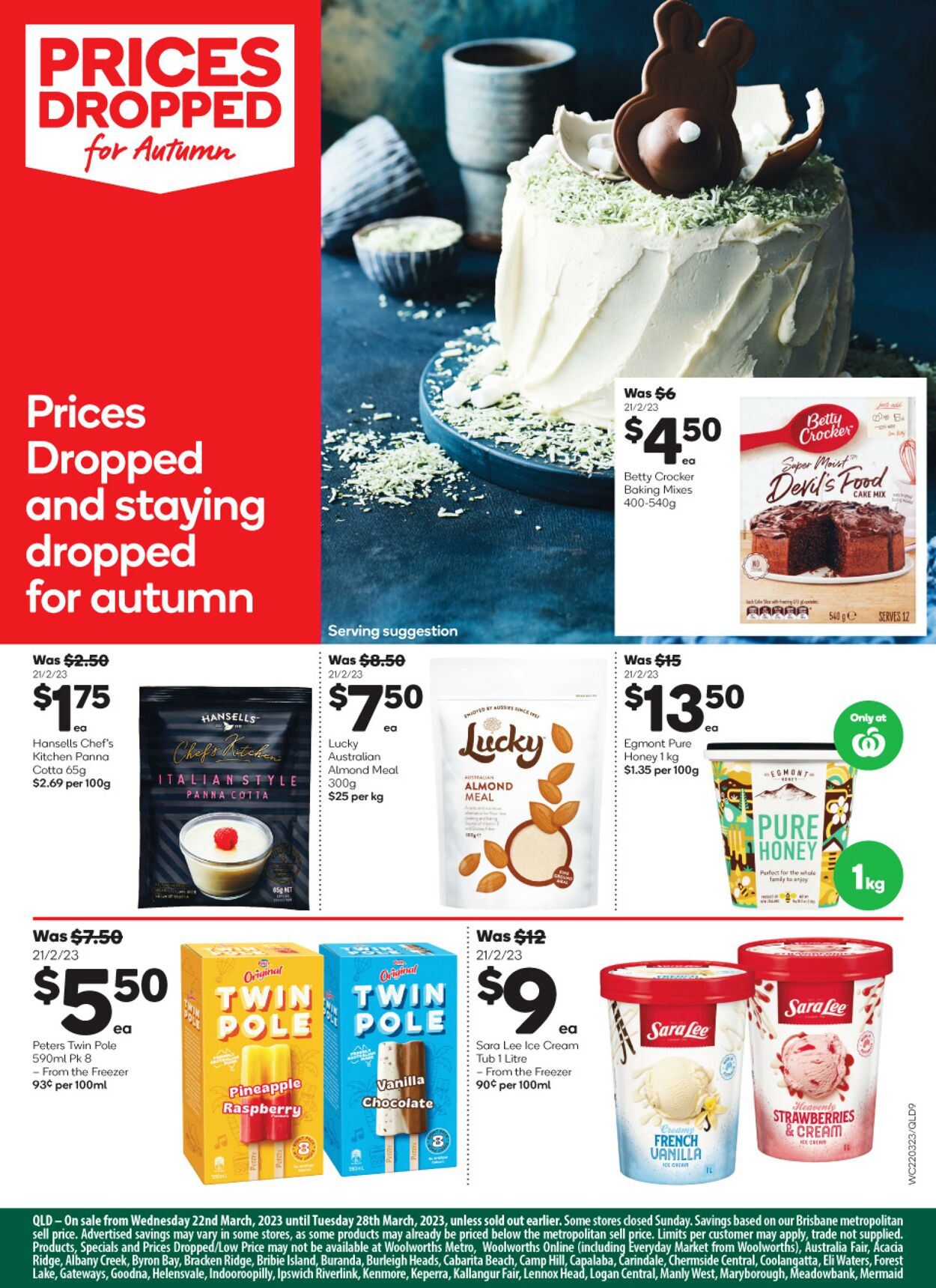 Catalogue Woolworths 22.03.2023 - 28.03.2023