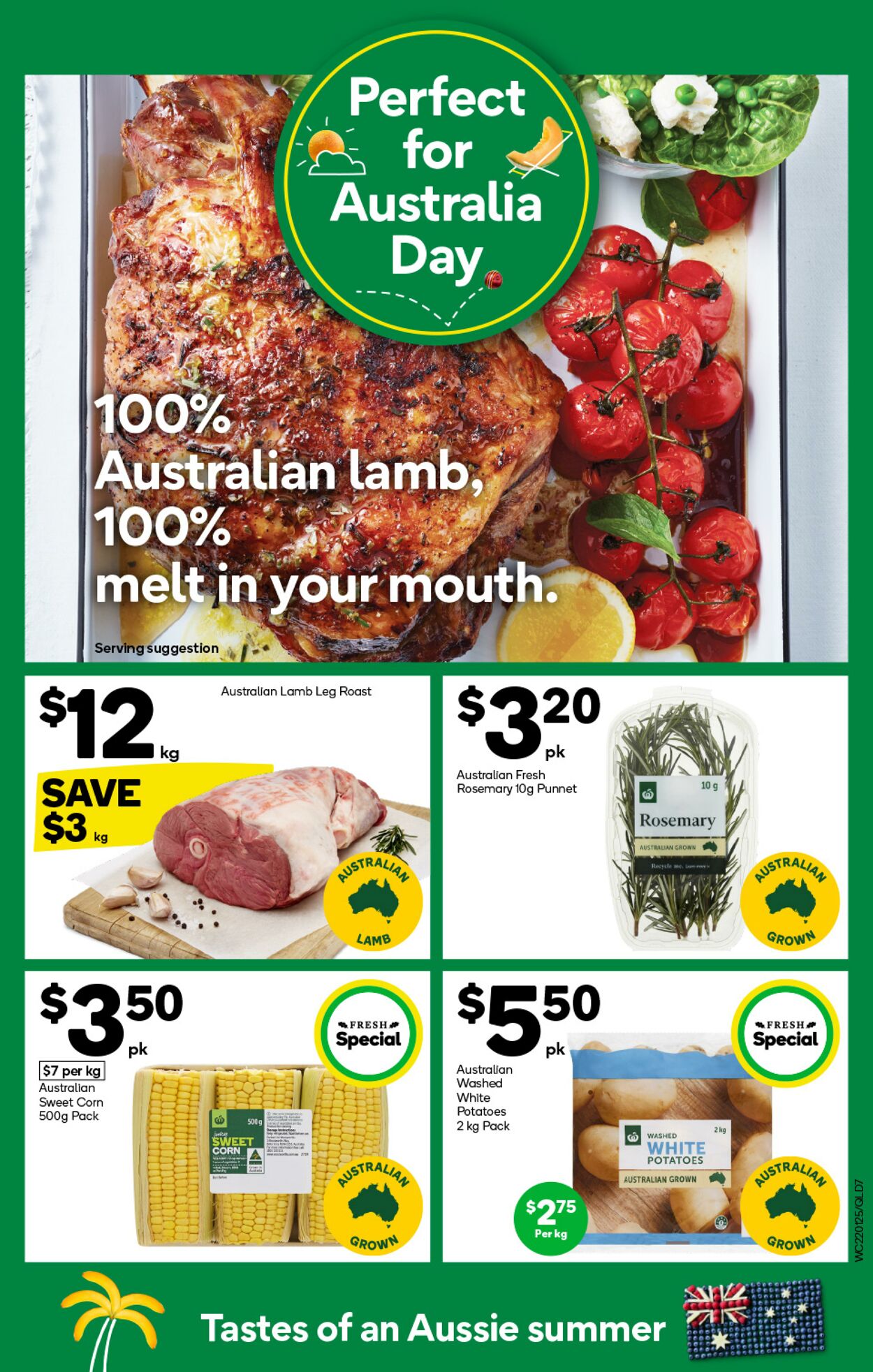 Catalogue Woolworths 22.01.2025 - 28.01.2025