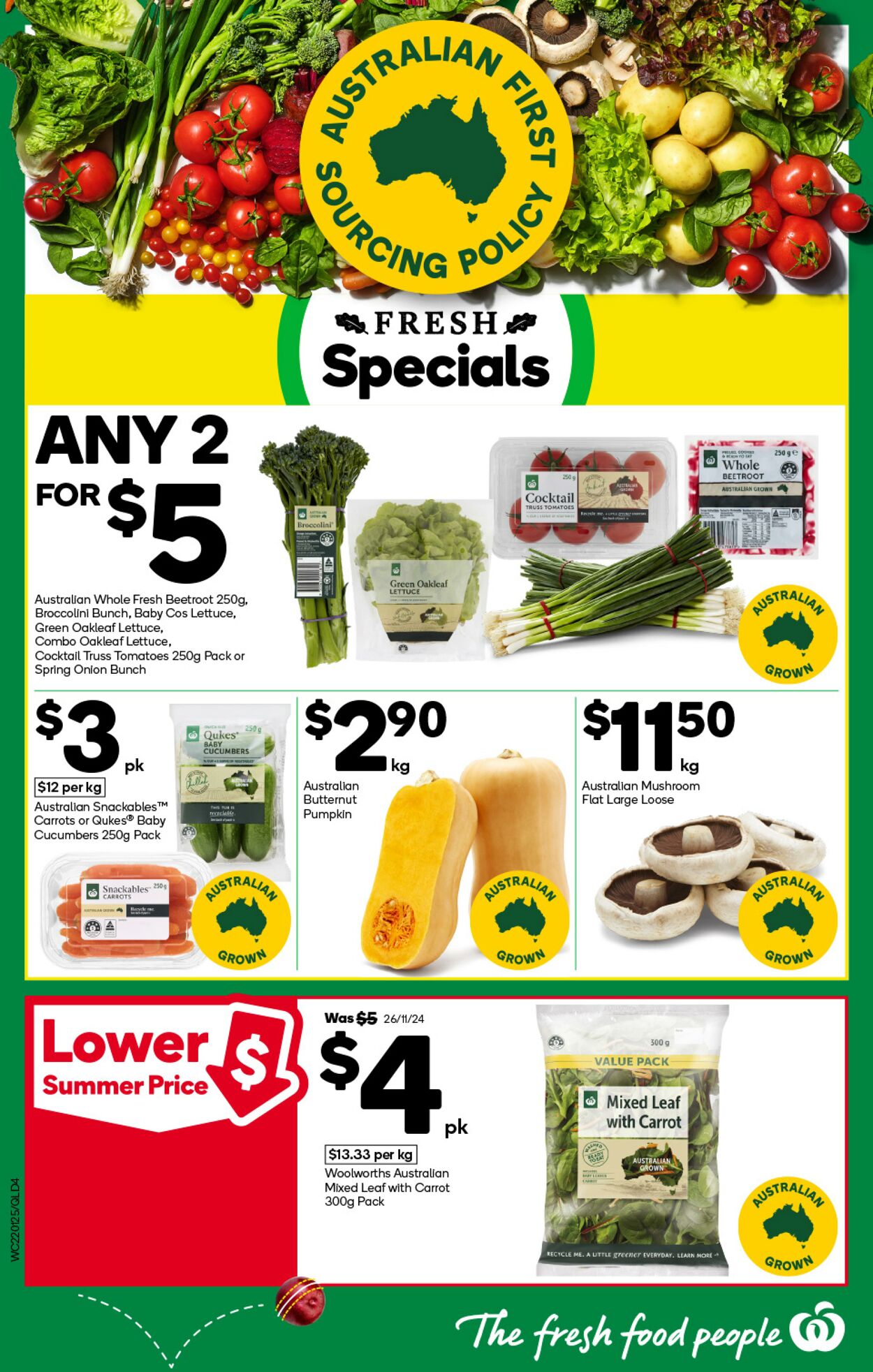 Catalogue Woolworths 22.01.2025 - 28.01.2025