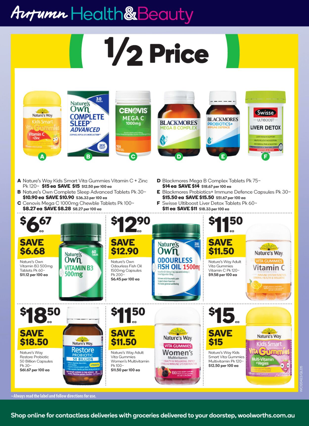 Catalogue Woolworths 12.04.2023 - 18.04.2023