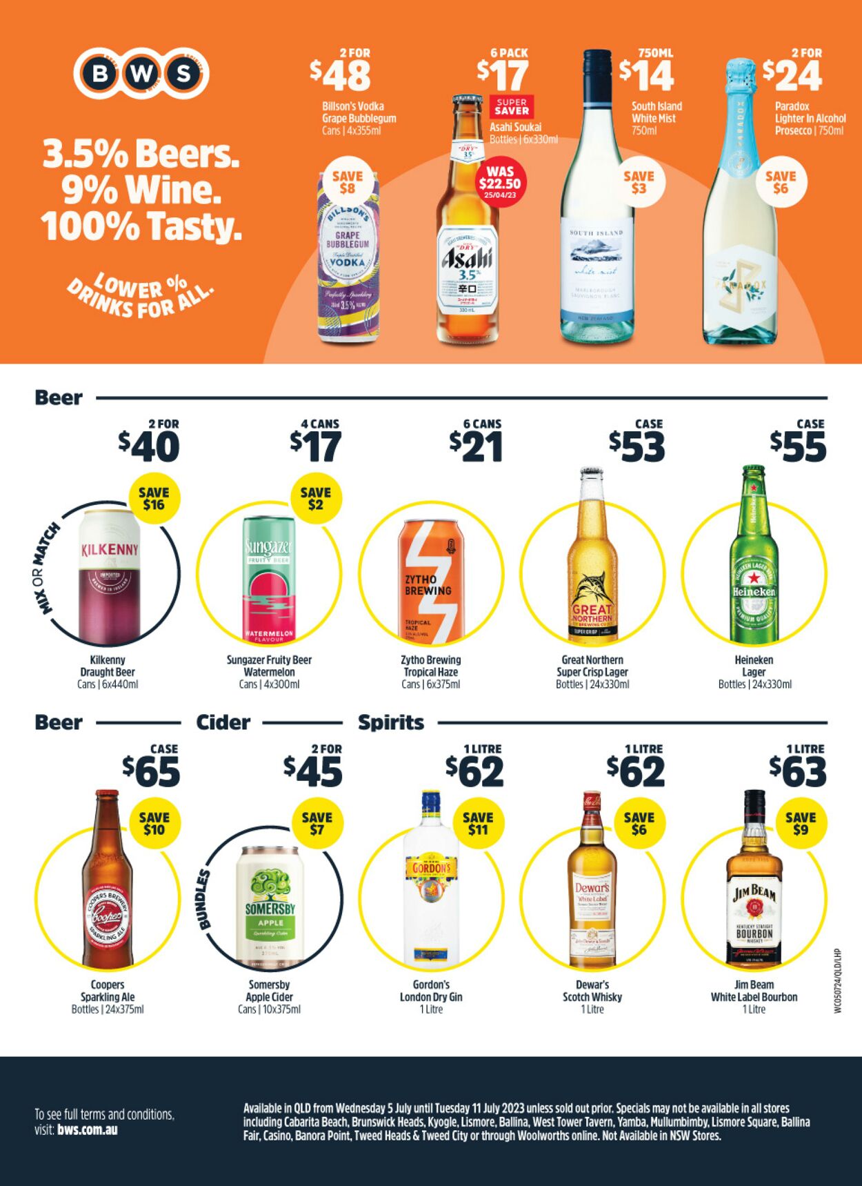 Catalogue Woolworths 05.07.2023 - 11.07.2023