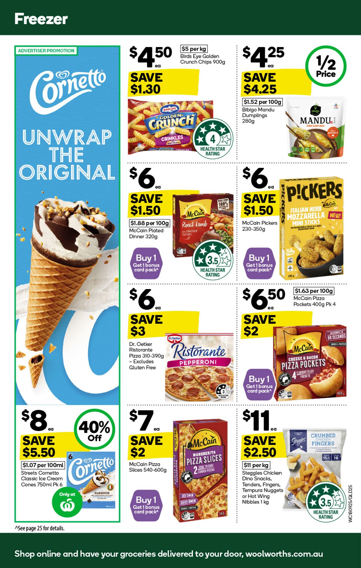 Catalogue Woolworths 18.09.2024 - 24.09.2024