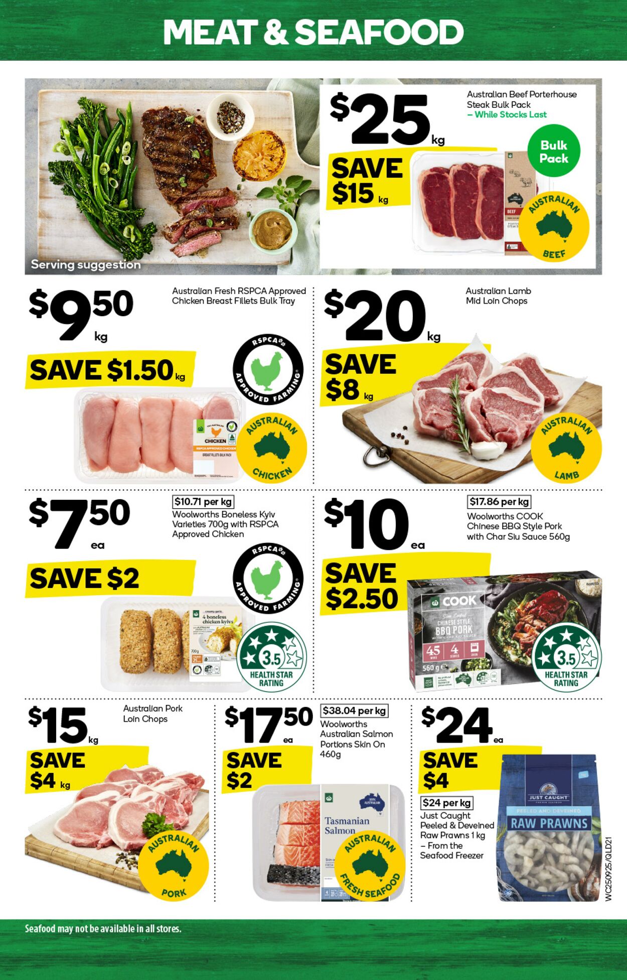 Catalogue Woolworths 25.09.2024 - 01.10.2024