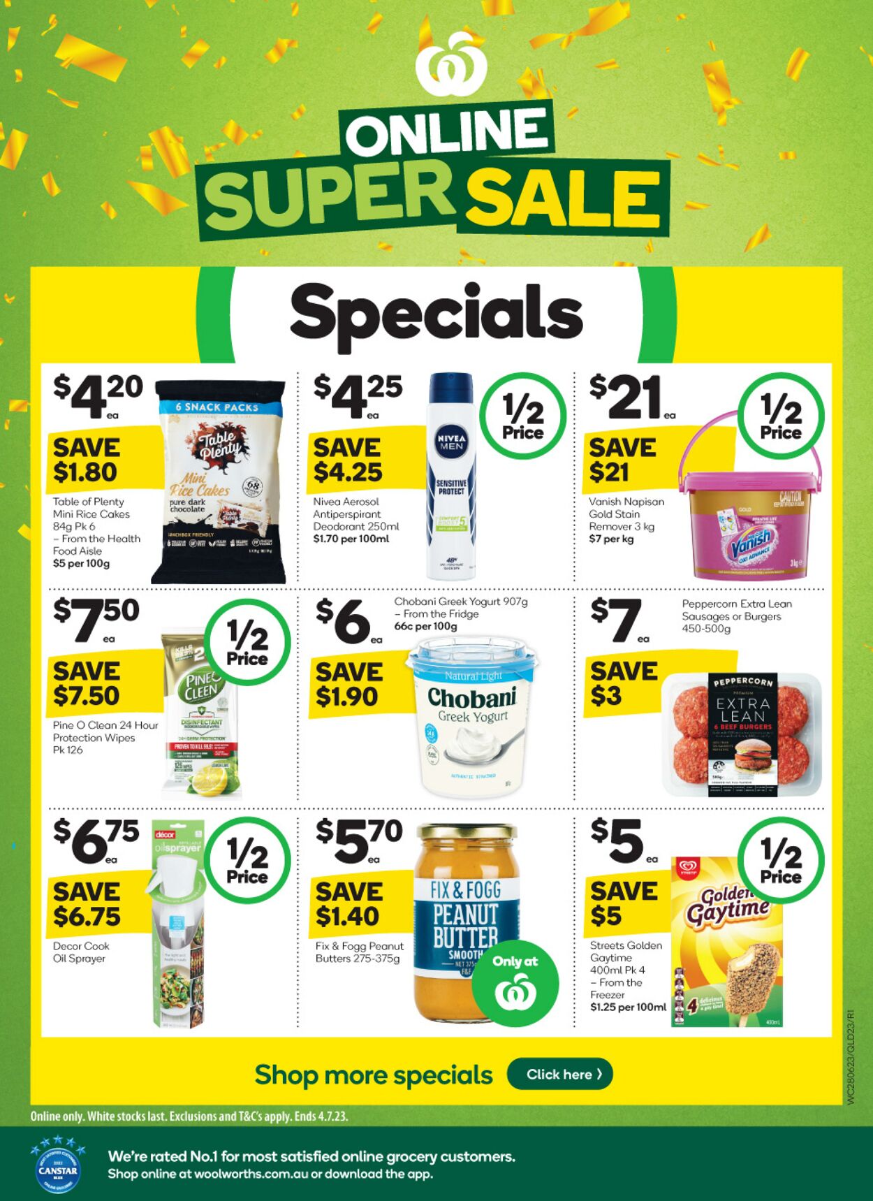 Catalogue Woolworths 28.06.2023 - 04.07.2023