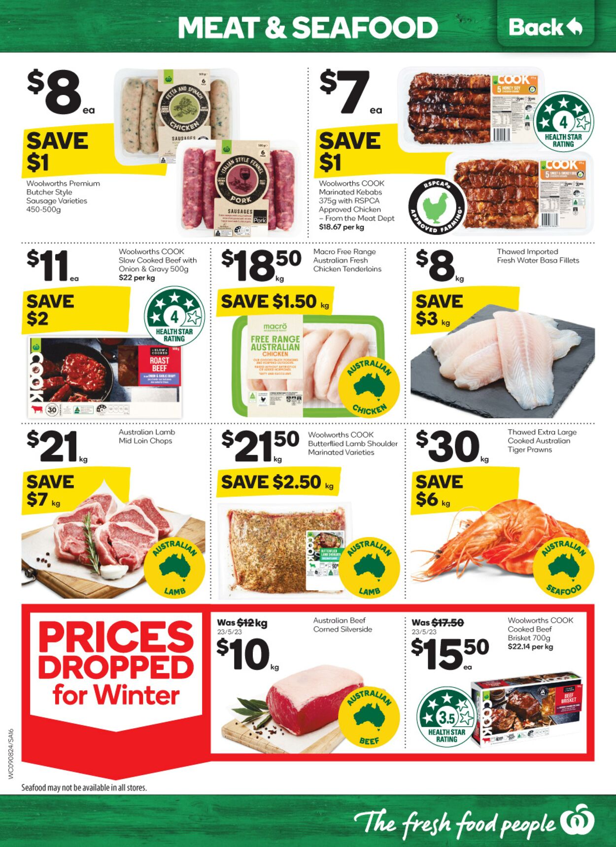 Catalogue Woolworths 09.08.2023 - 15.08.2023