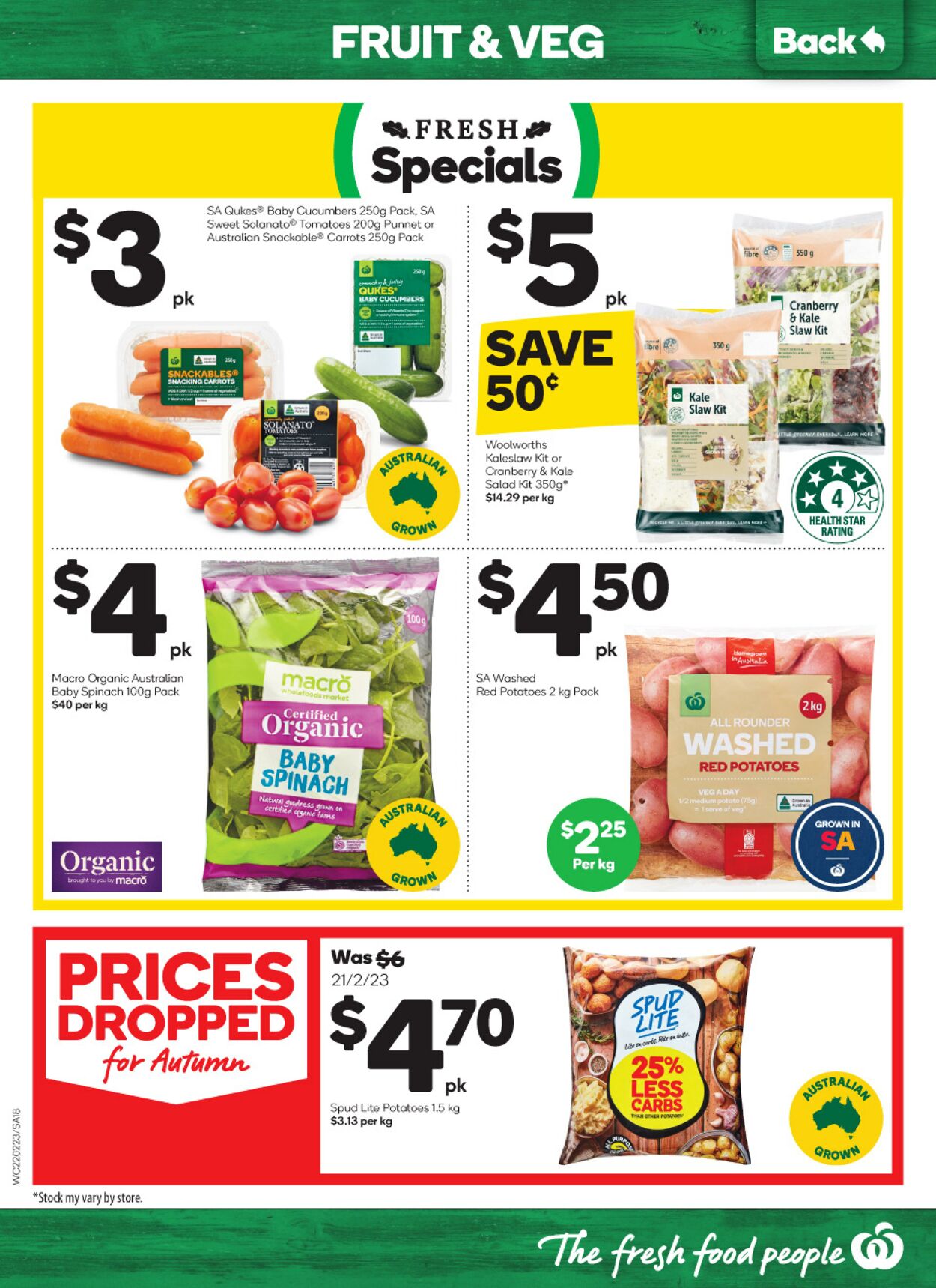 Catalogue Woolworths 22.02.2023 - 28.02.2023