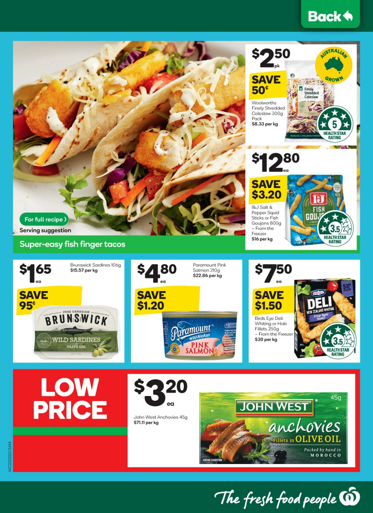 Catalogue Woolworths 22.02.2023 - 28.02.2023