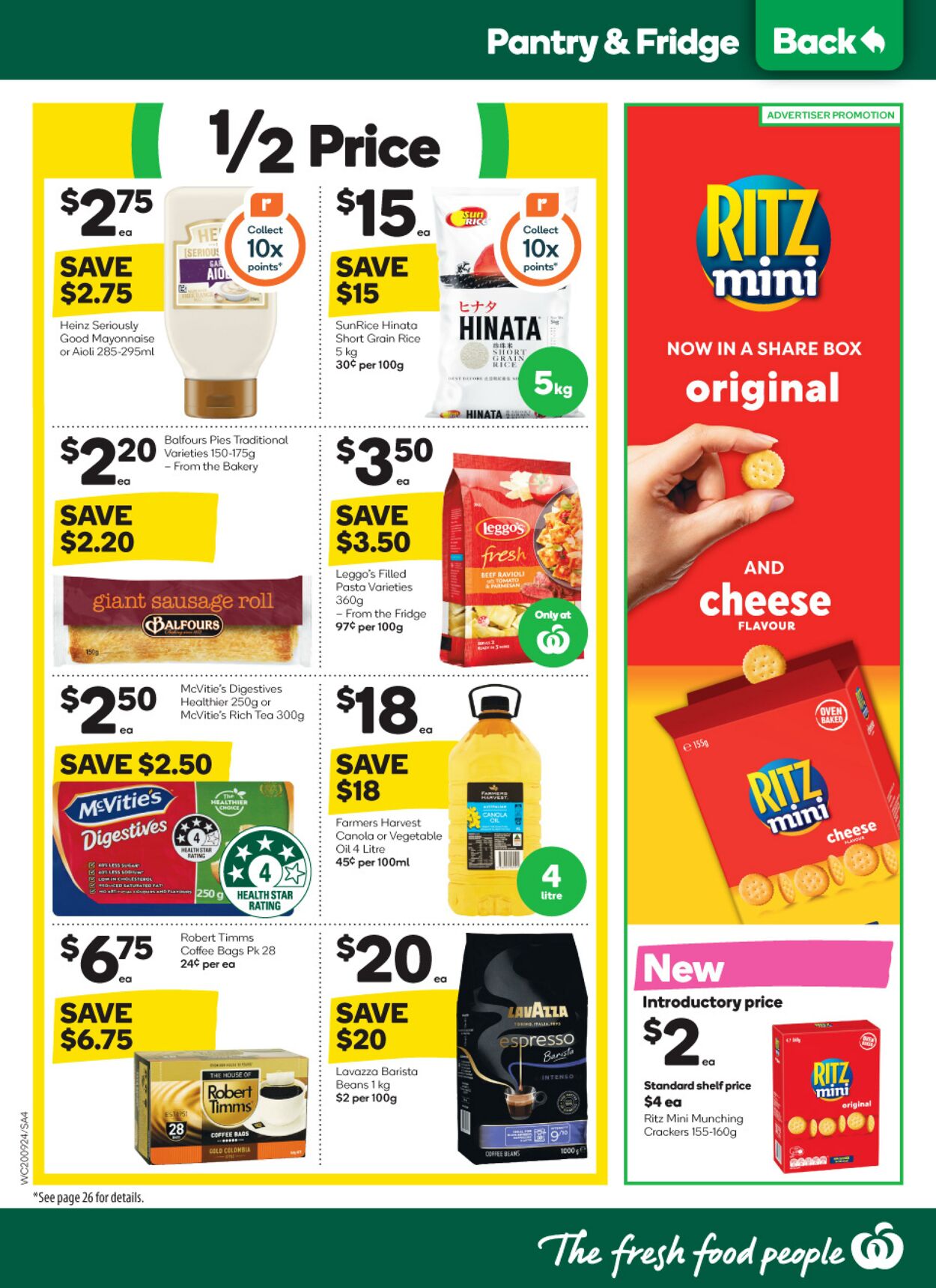 Catalogue Woolworths 20.09.2023 - 26.09.2023