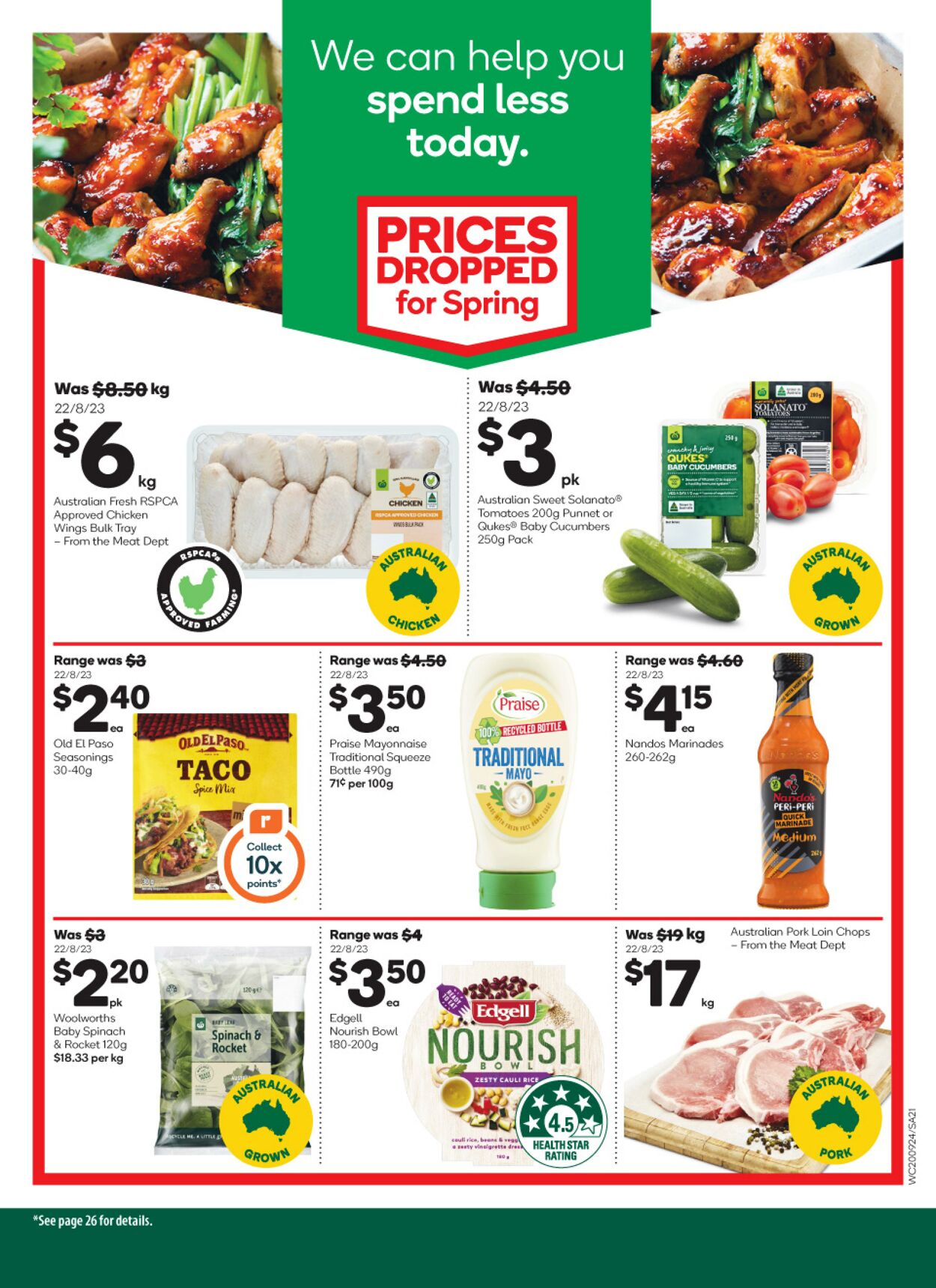 Catalogue Woolworths 20.09.2023 - 26.09.2023