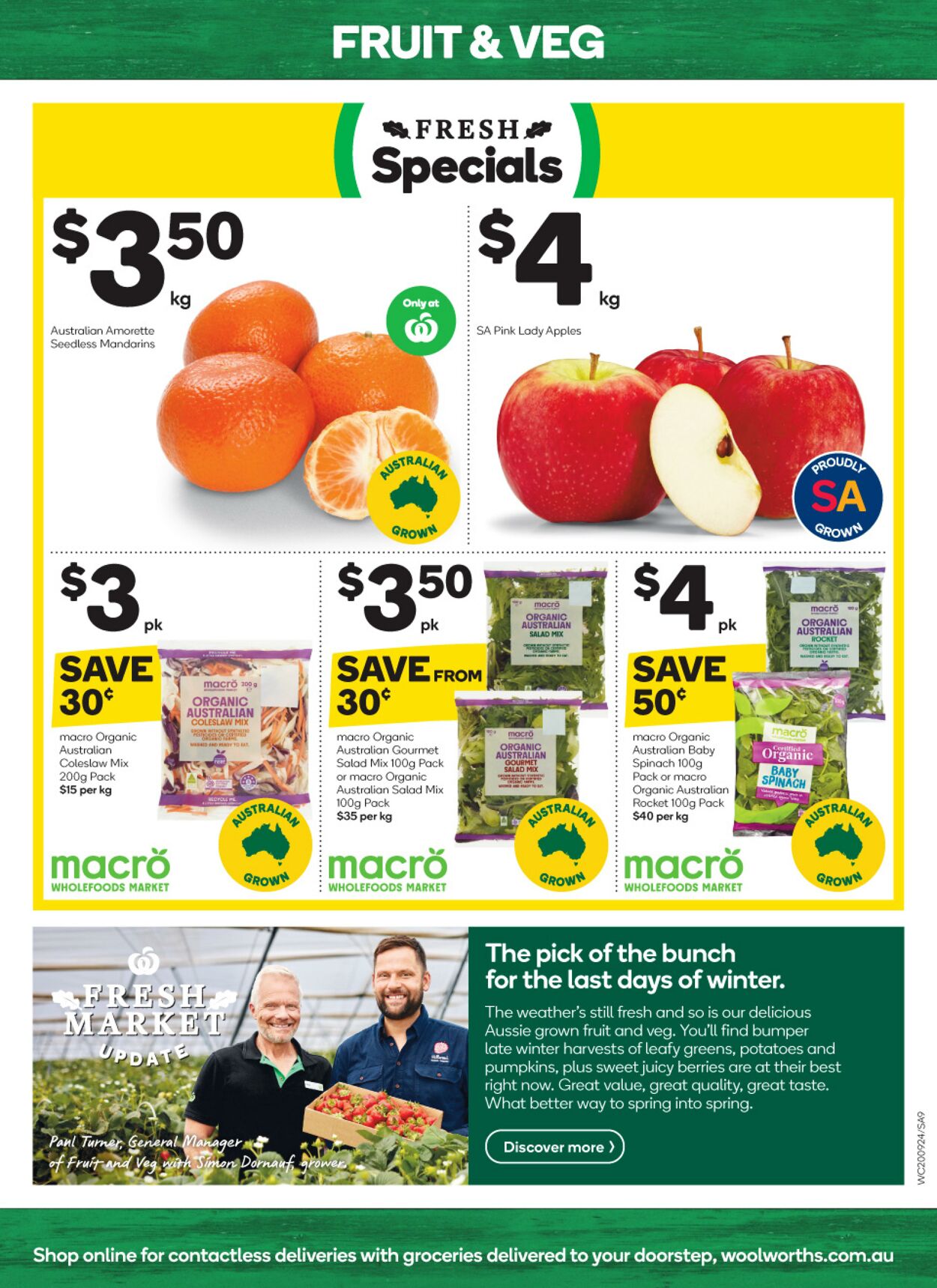 Catalogue Woolworths 20.09.2023 - 26.09.2023