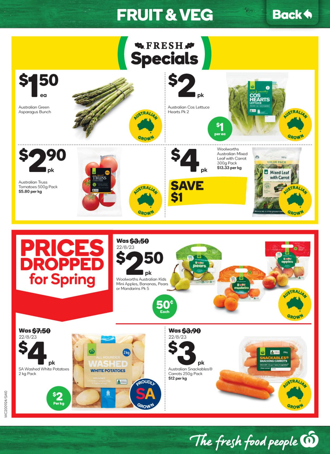 Catalogue Woolworths 20.09.2023 - 26.09.2023