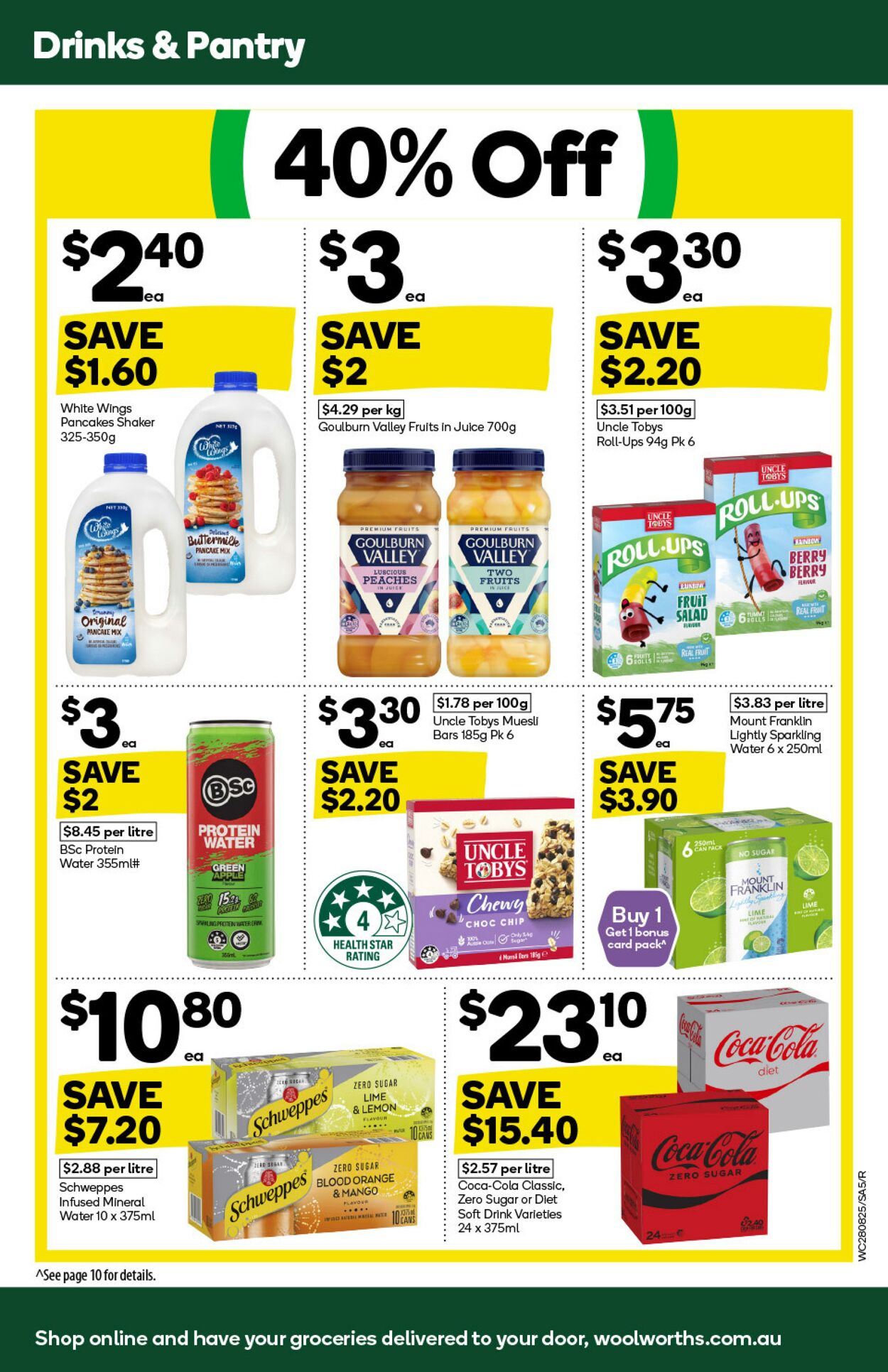 Catalogue Woolworths 28.08.2024 - 03.09.2024