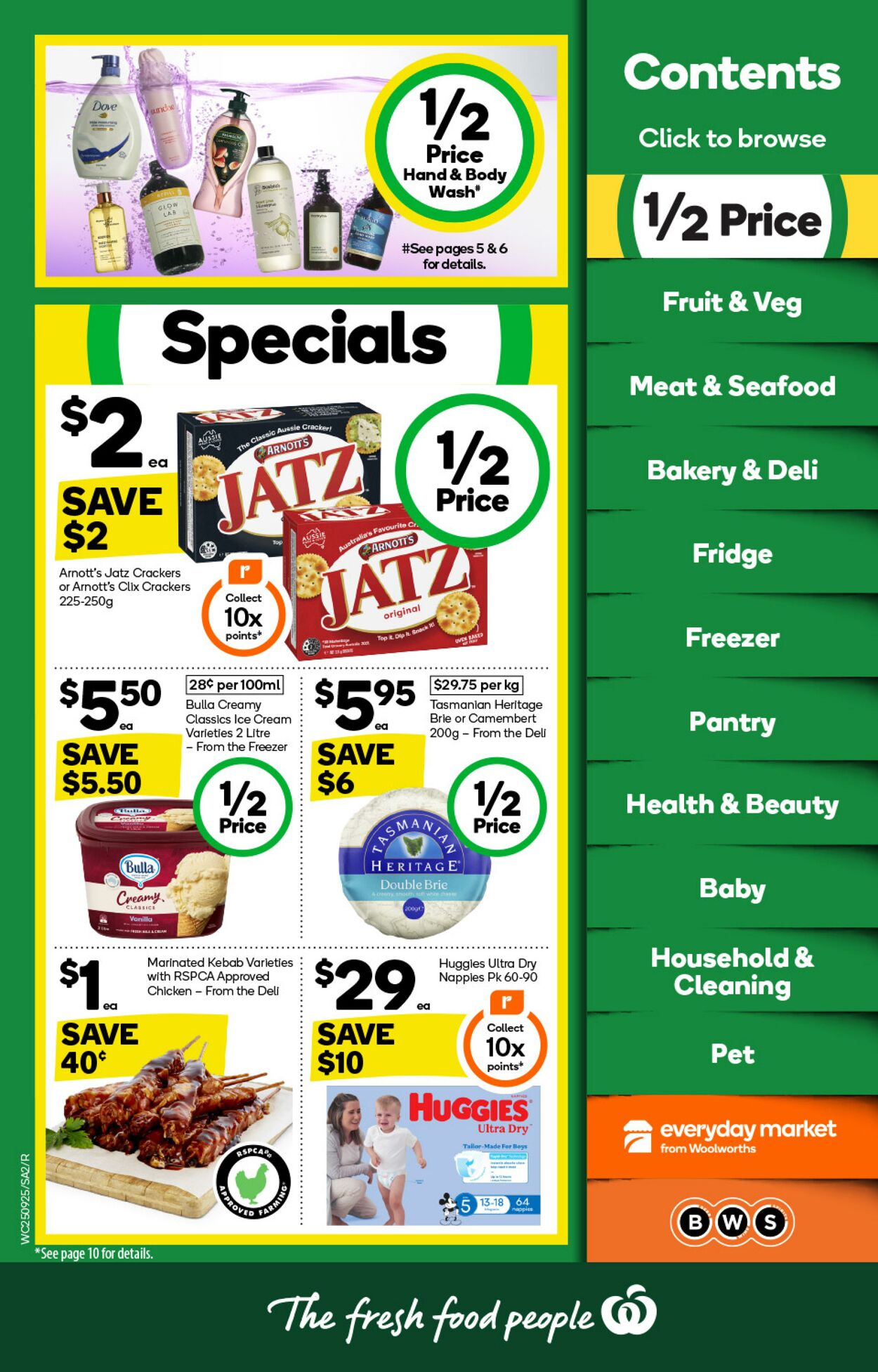 Catalogue Woolworths 25.09.2024 - 01.10.2024