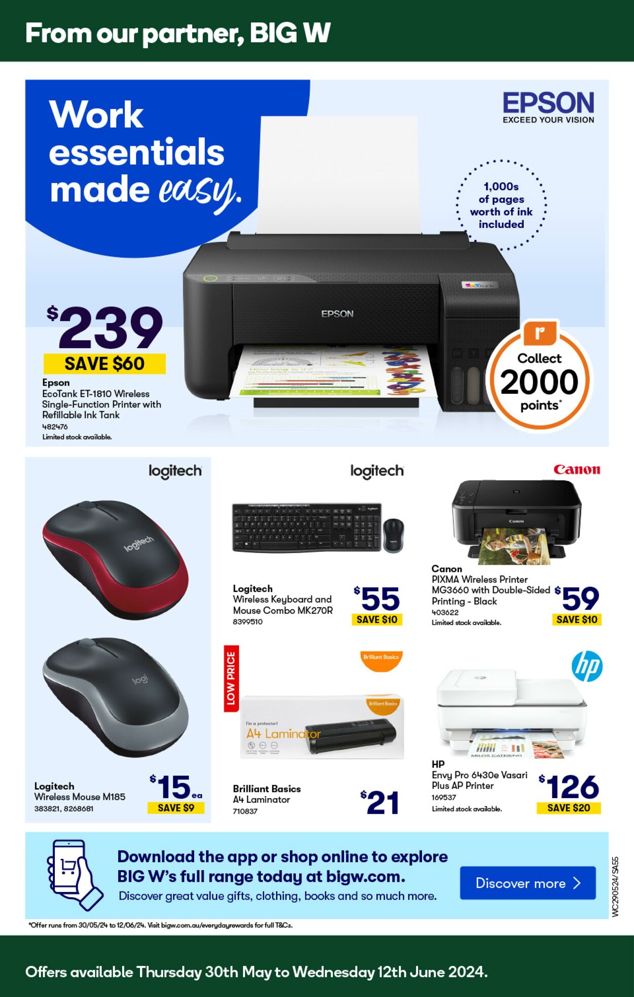 Catalogue Woolworths 29.05.2024 - 04.06.2024