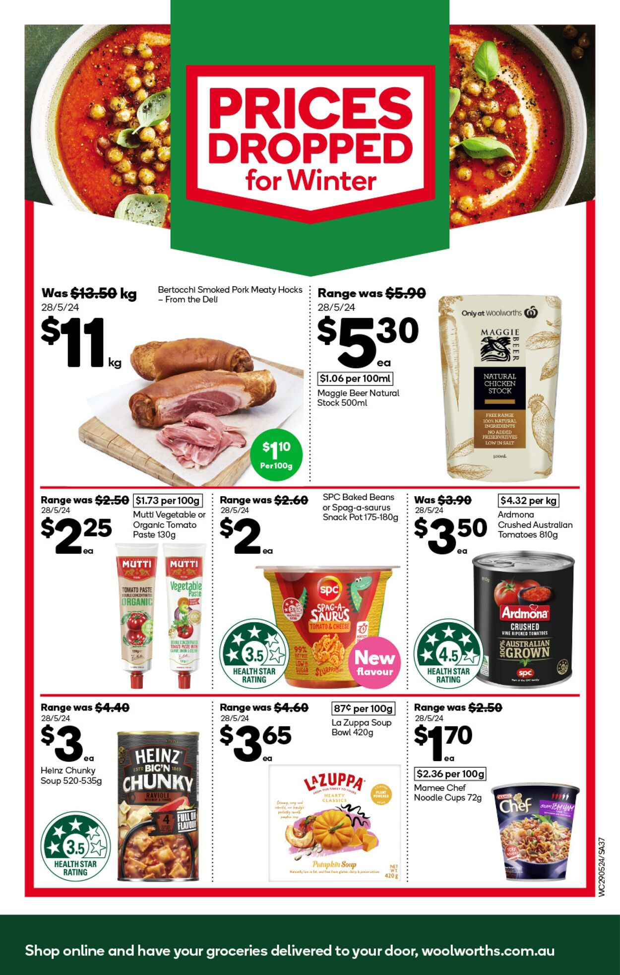 Catalogue Woolworths 29.05.2024 - 04.06.2024