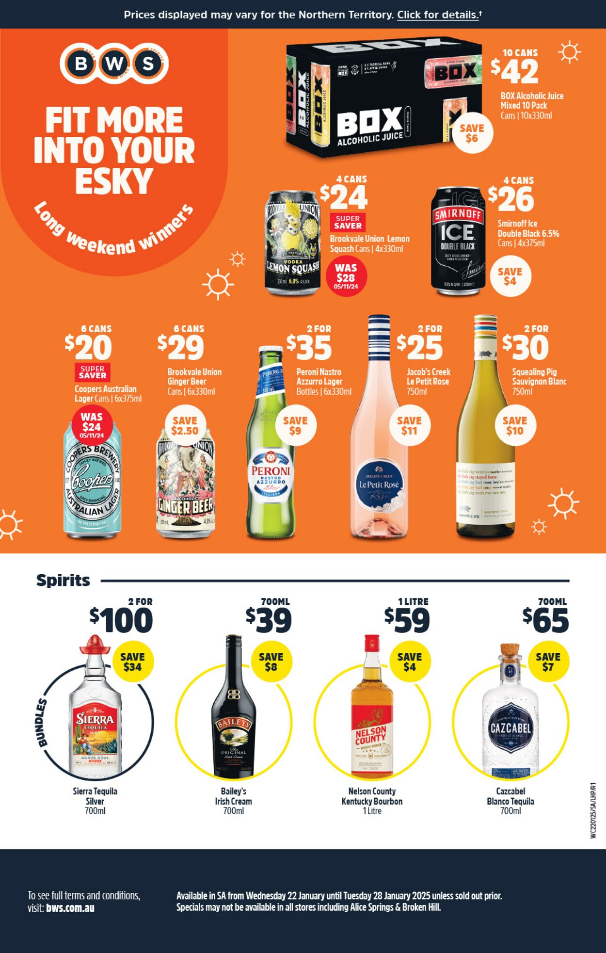 Catalogue Woolworths 22.01.2025 - 28.01.2025