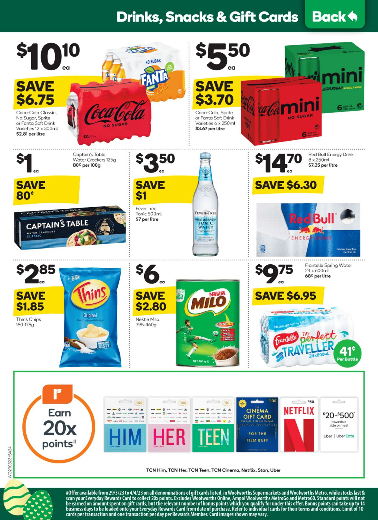 Catalogue Woolworths 29.03.2023 - 04.04.2023