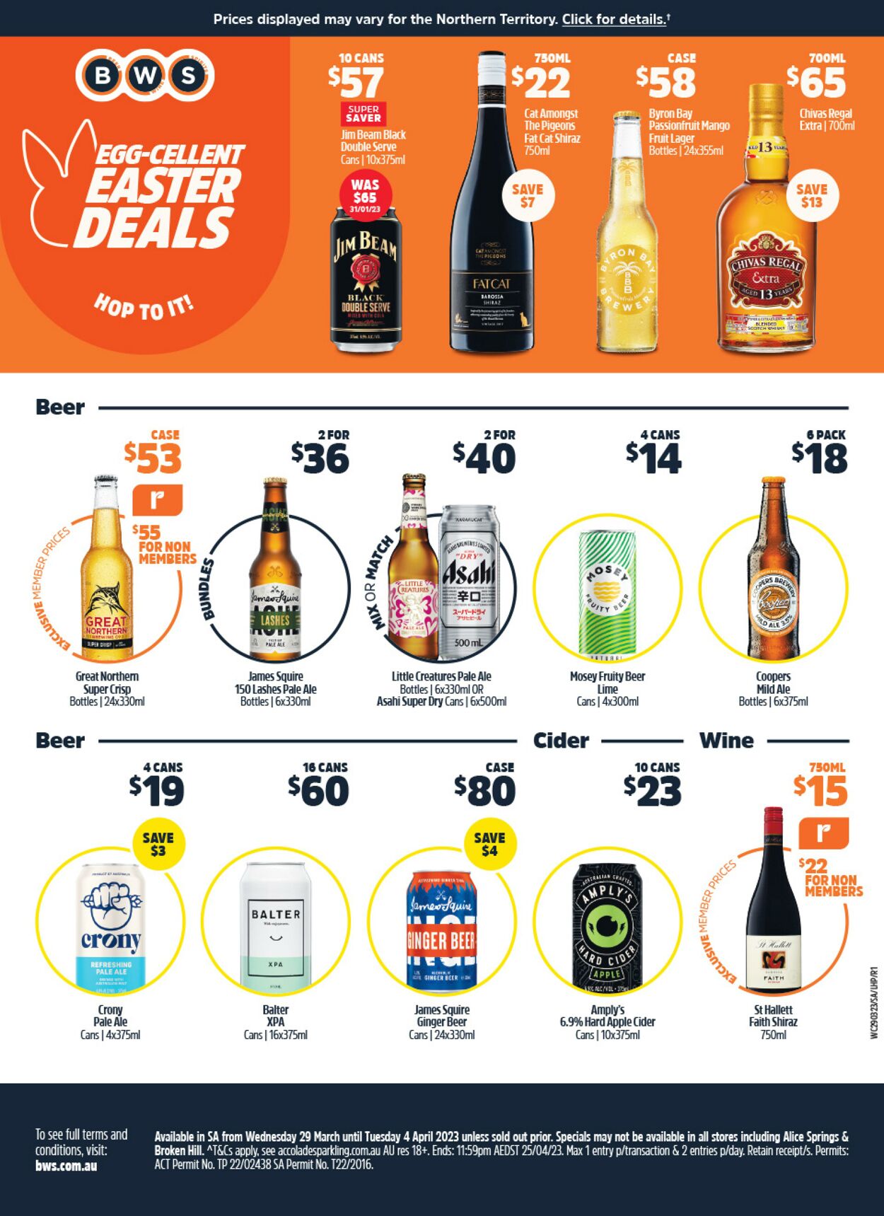 Catalogue Woolworths 29.03.2023 - 04.04.2023