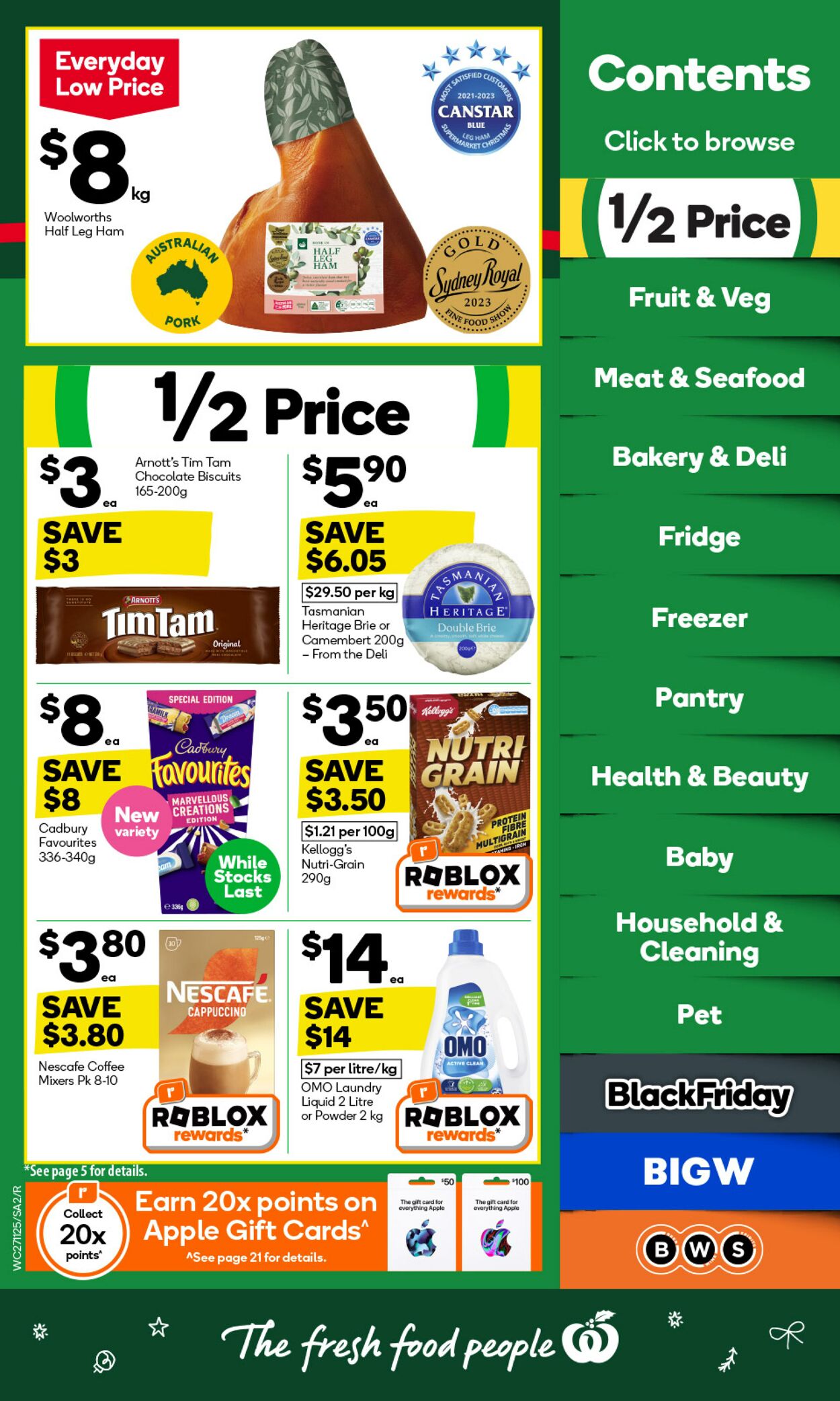 Catalogue Woolworths 27.11.2024 - 03.12.2024