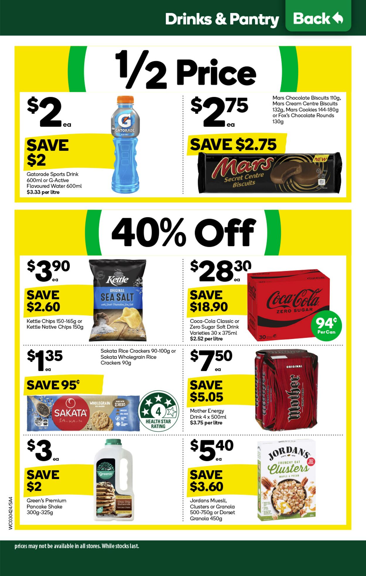 Catalogue Woolworths 03.04.2024 - 09.04.2024