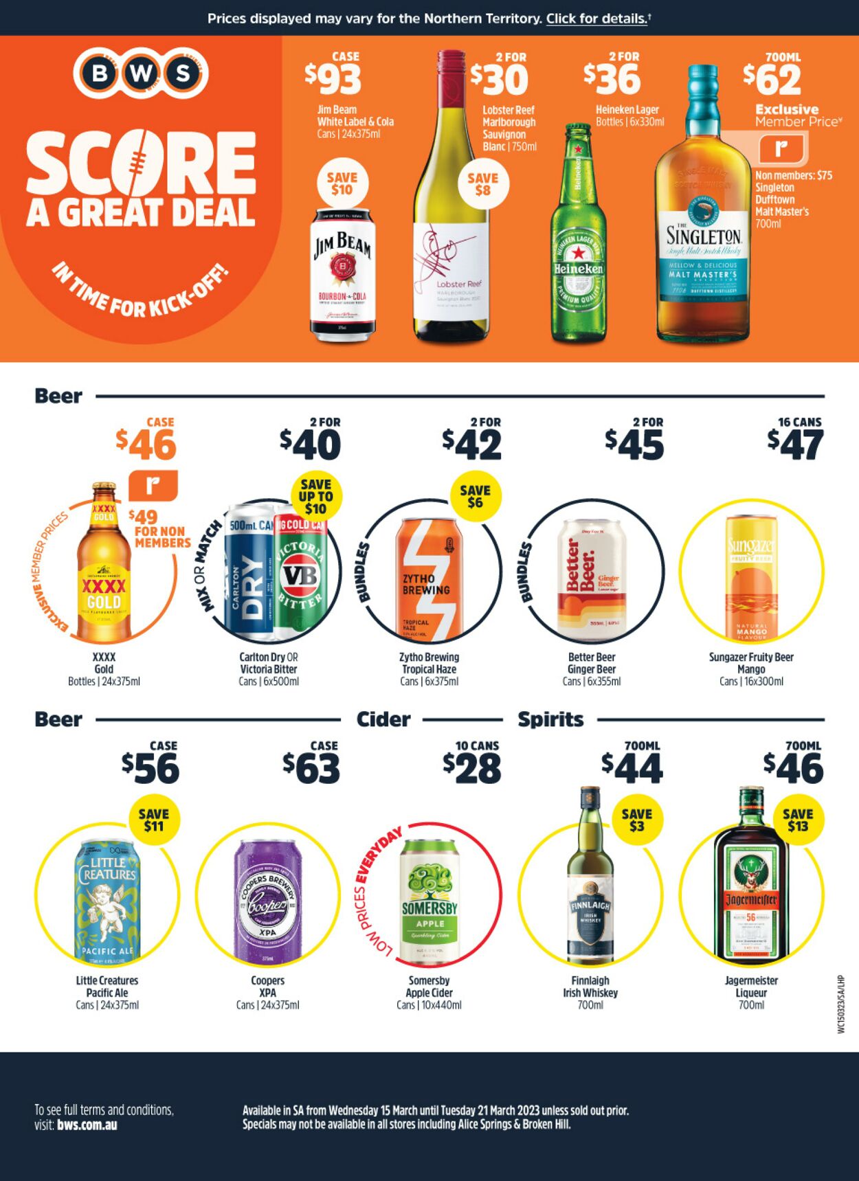 Catalogue Woolworths 15.03.2023 - 21.03.2023