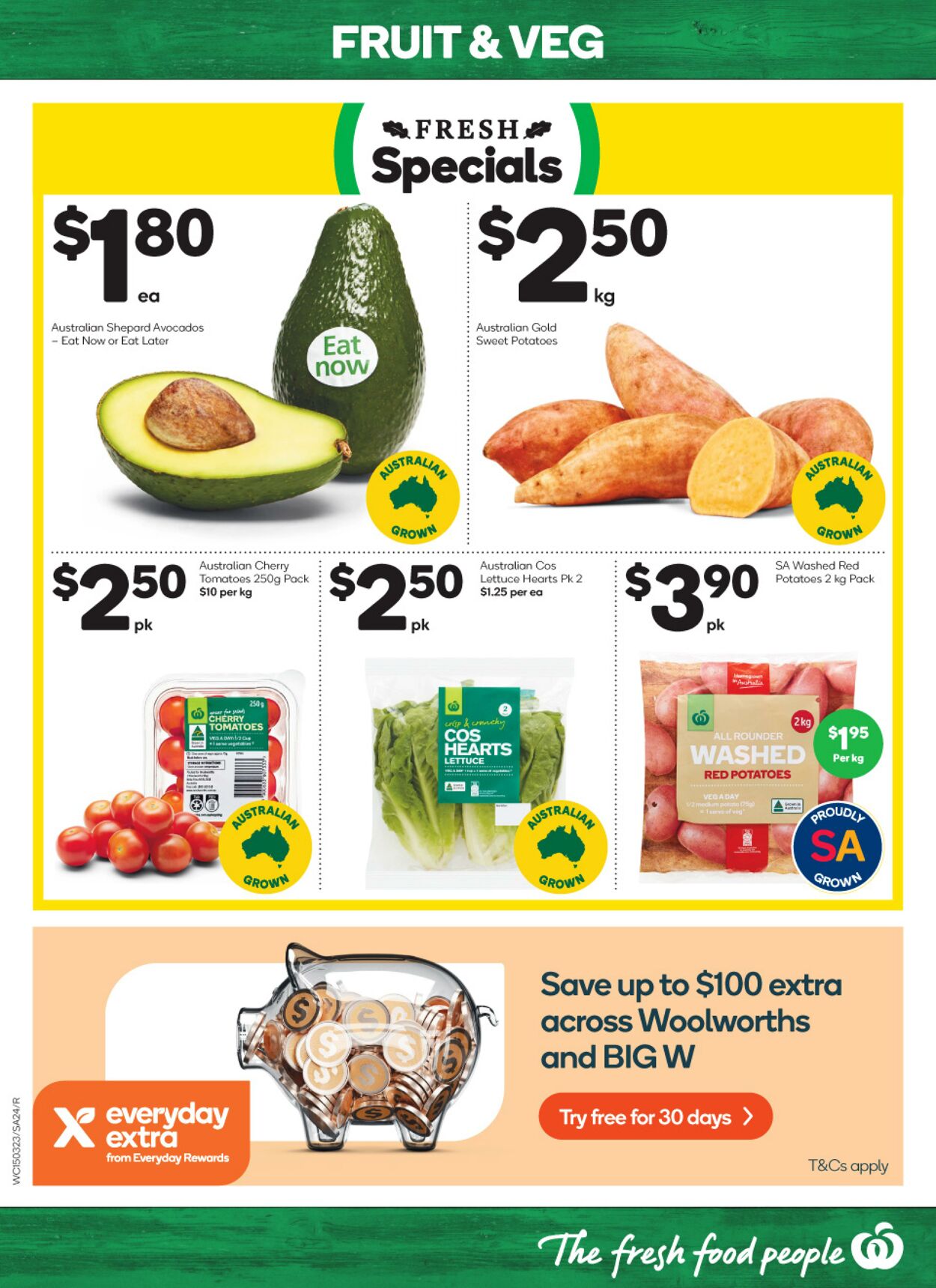 Catalogue Woolworths 15.03.2023 - 21.03.2023