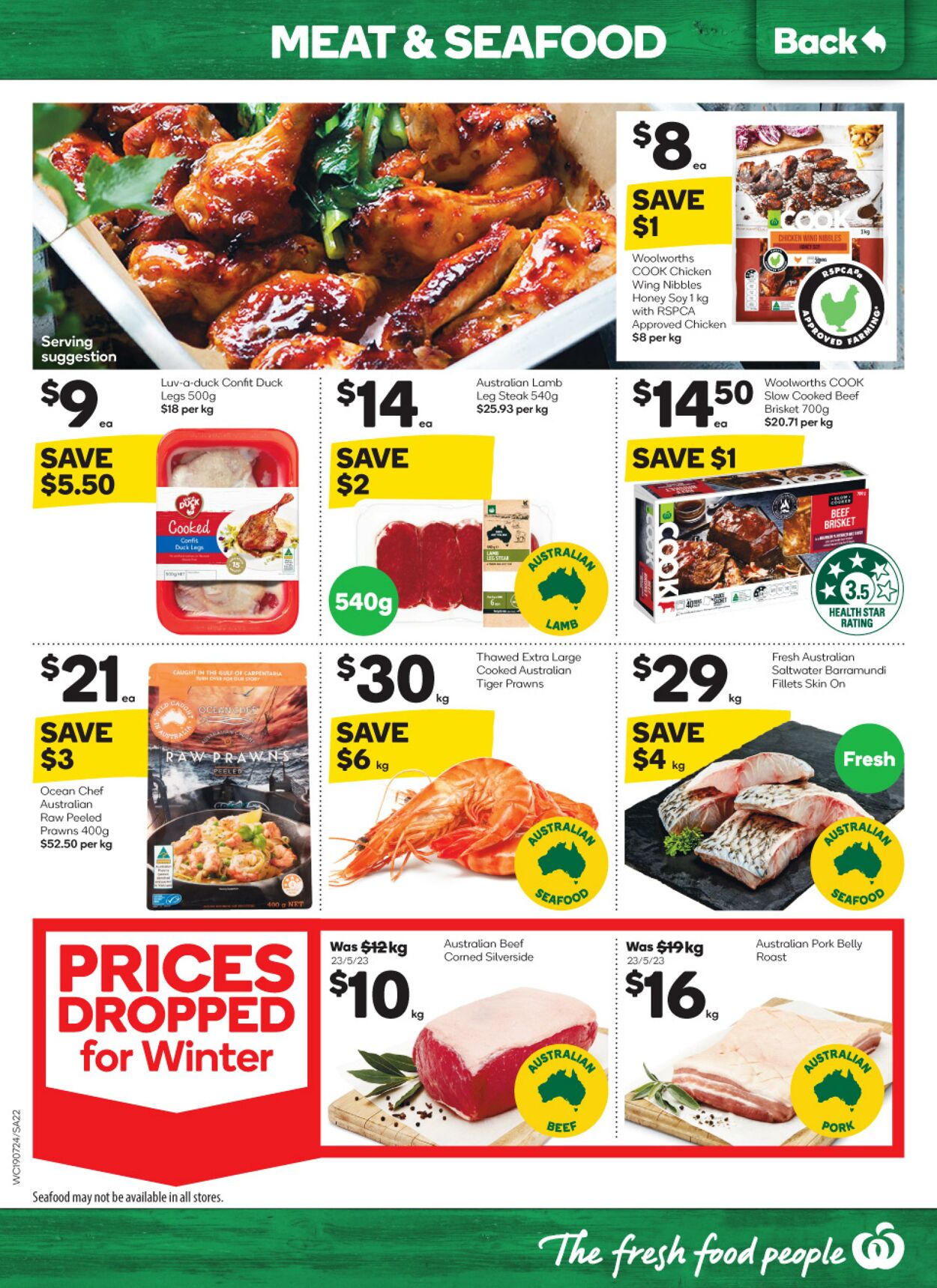 Catalogue Woolworths 19.07.2023 - 25.07.2023