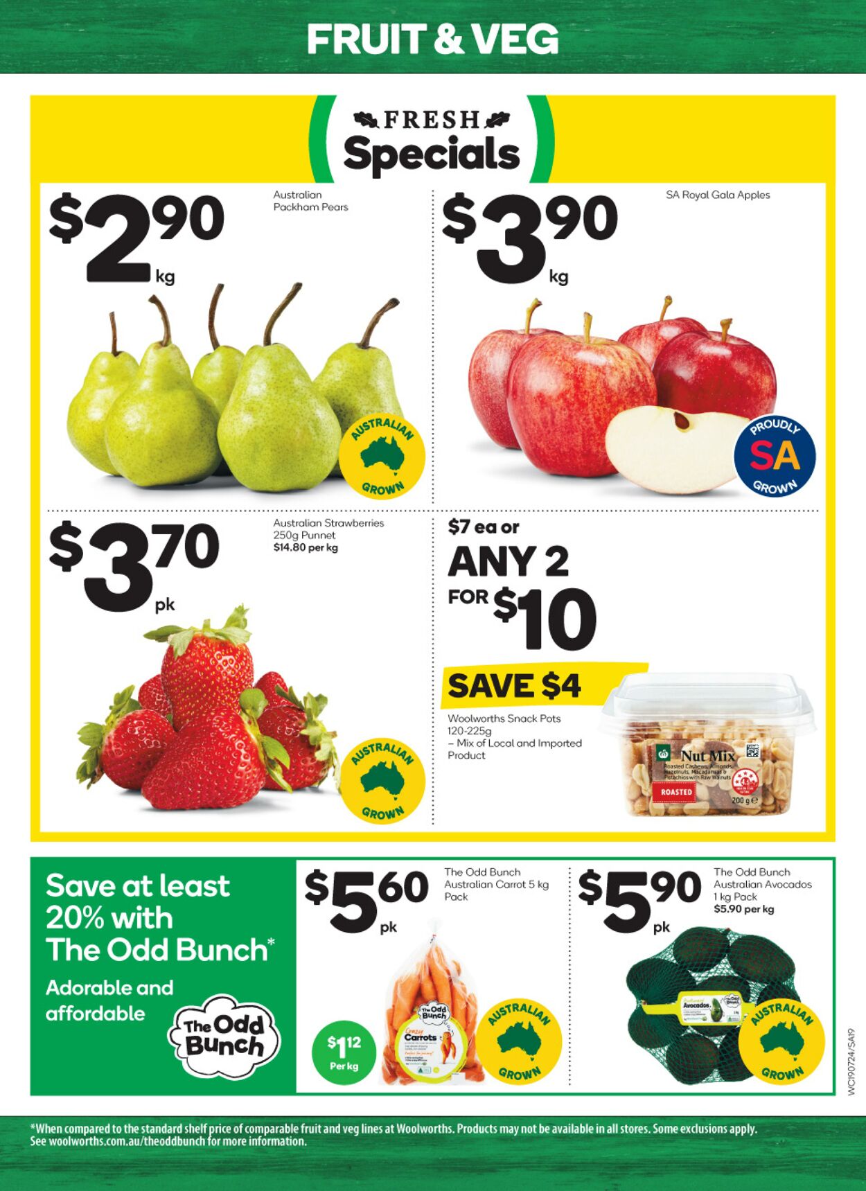 Catalogue Woolworths 19.07.2023 - 25.07.2023