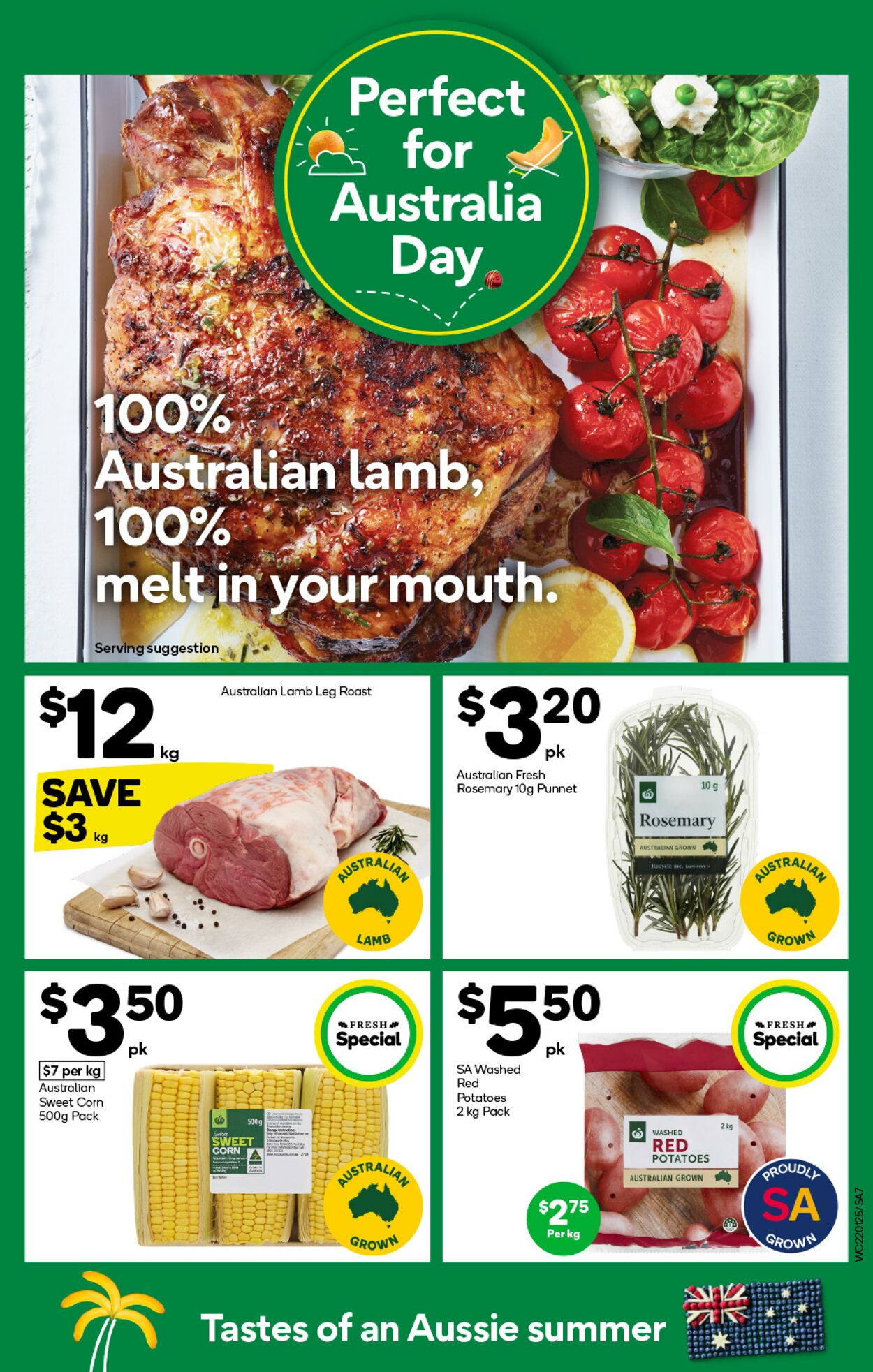 Catalogue Woolworths 22.01.2025 - 28.01.2025