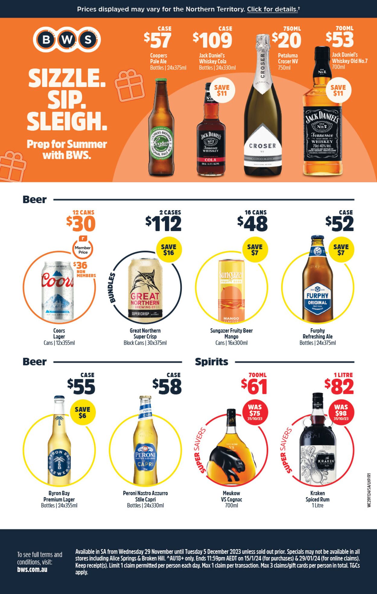 Catalogue Woolworths 29.11.2023 - 05.12.2023