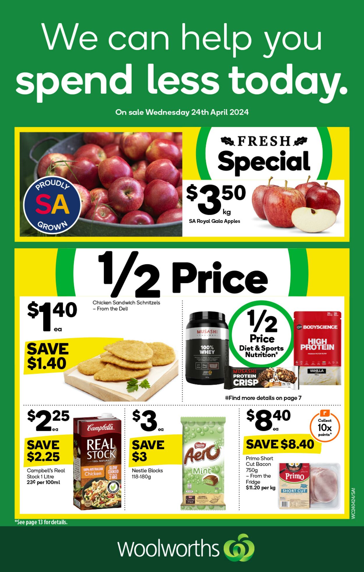 Catalogue Woolworths - Weekly Specials Catalogue SA 24 Apr, 2024 - 30 Apr, 2024