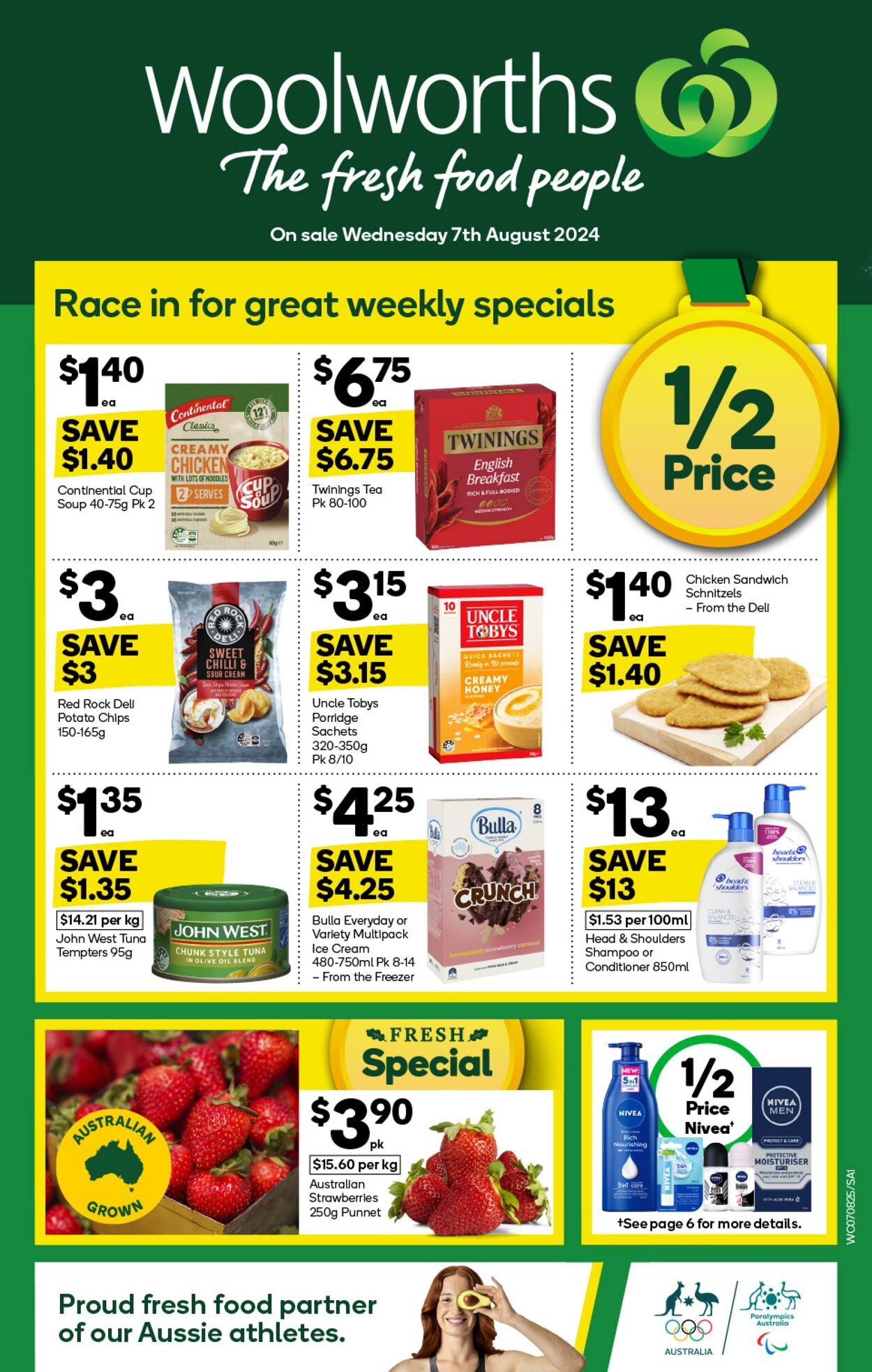 Catalogue Woolworths 07.08.2024 - 13.08.2024