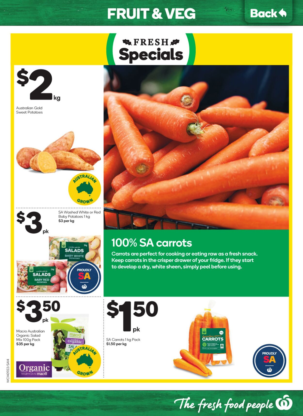 Catalogue Woolworths 14.09.2022 - 20.09.2022