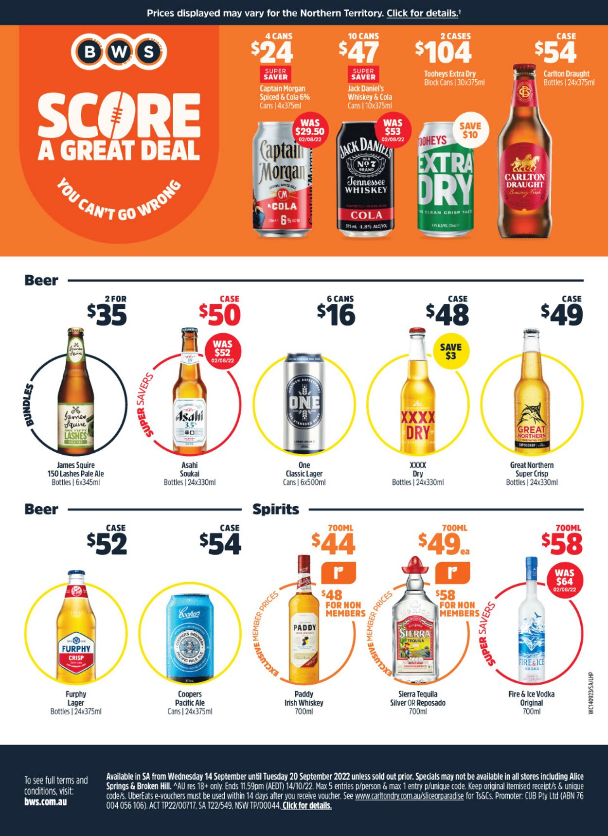 Catalogue Woolworths 14.09.2022 - 20.09.2022