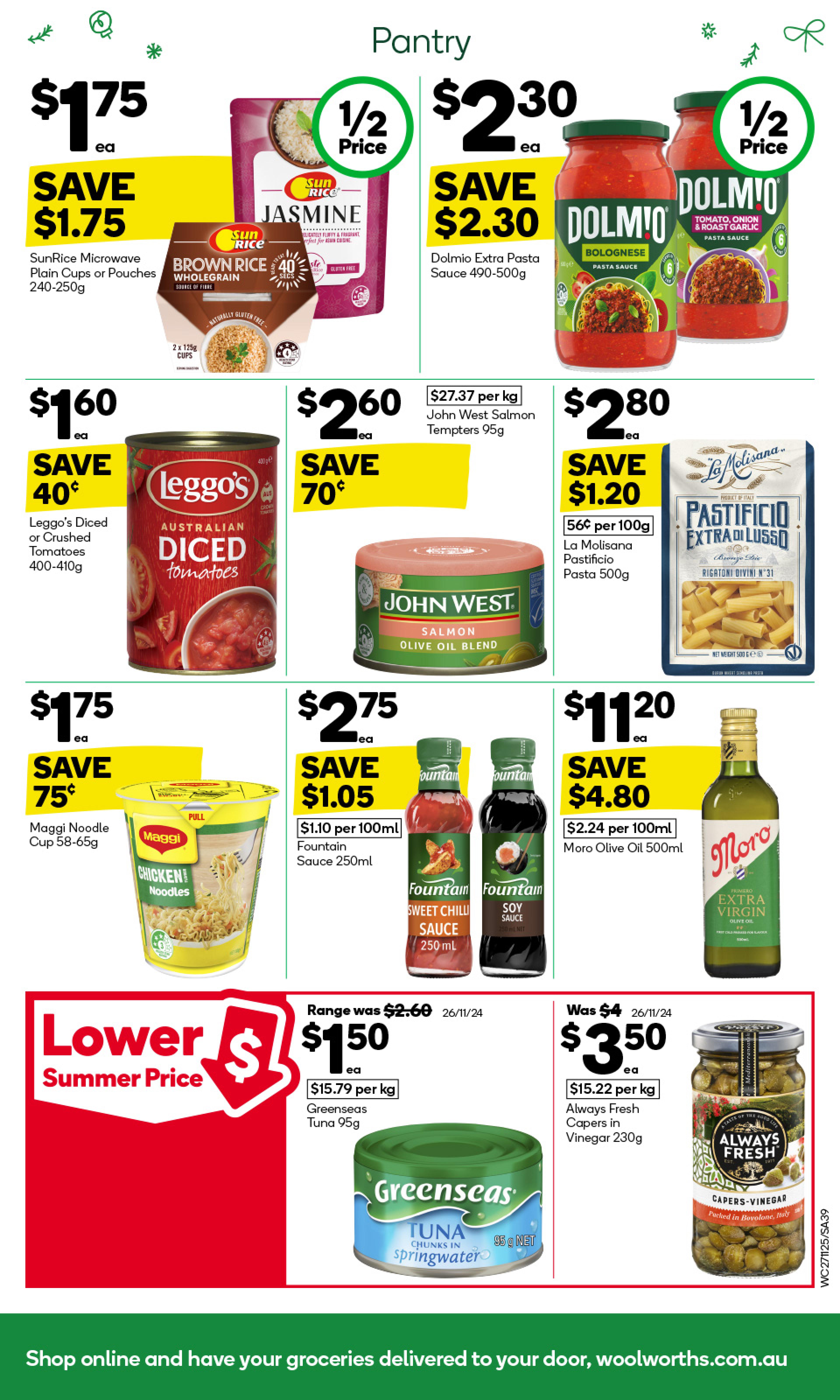 Catalogue Woolworths 27.11.2024 - 03.12.2024