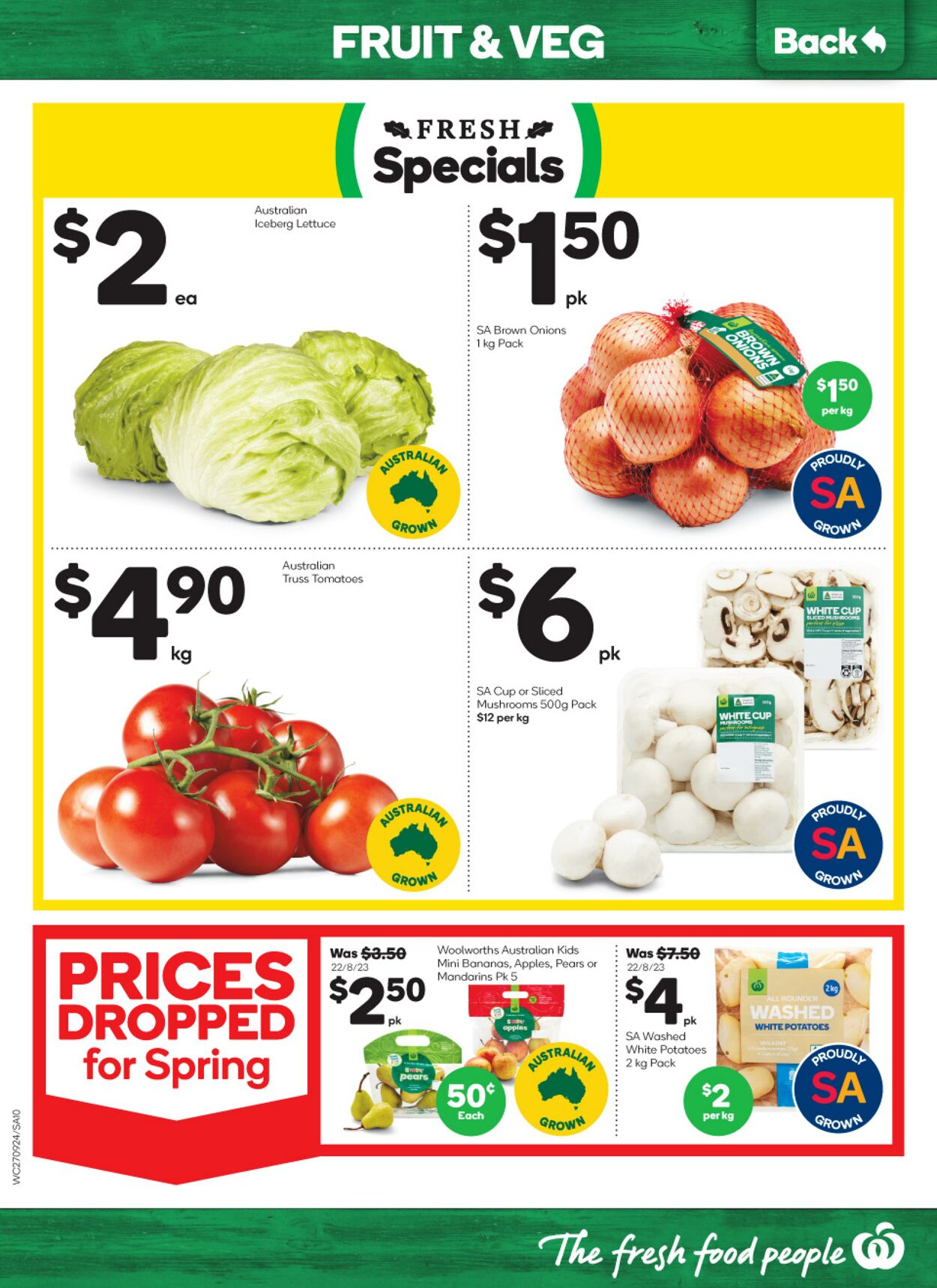 Catalogue Woolworths 27.09.2023 - 03.10.2023