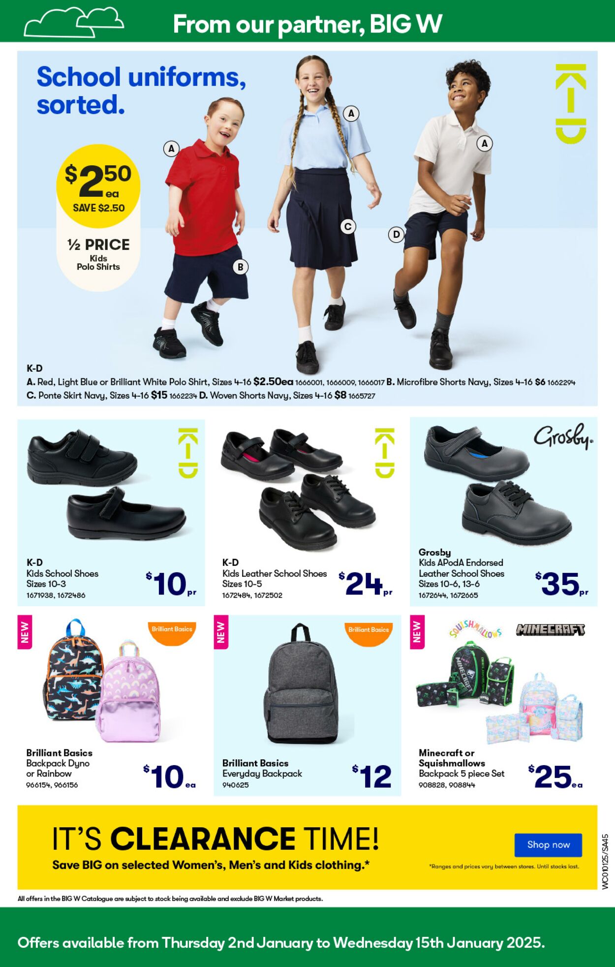 Catalogue Woolworths 01.01.2025 - 07.01.2025