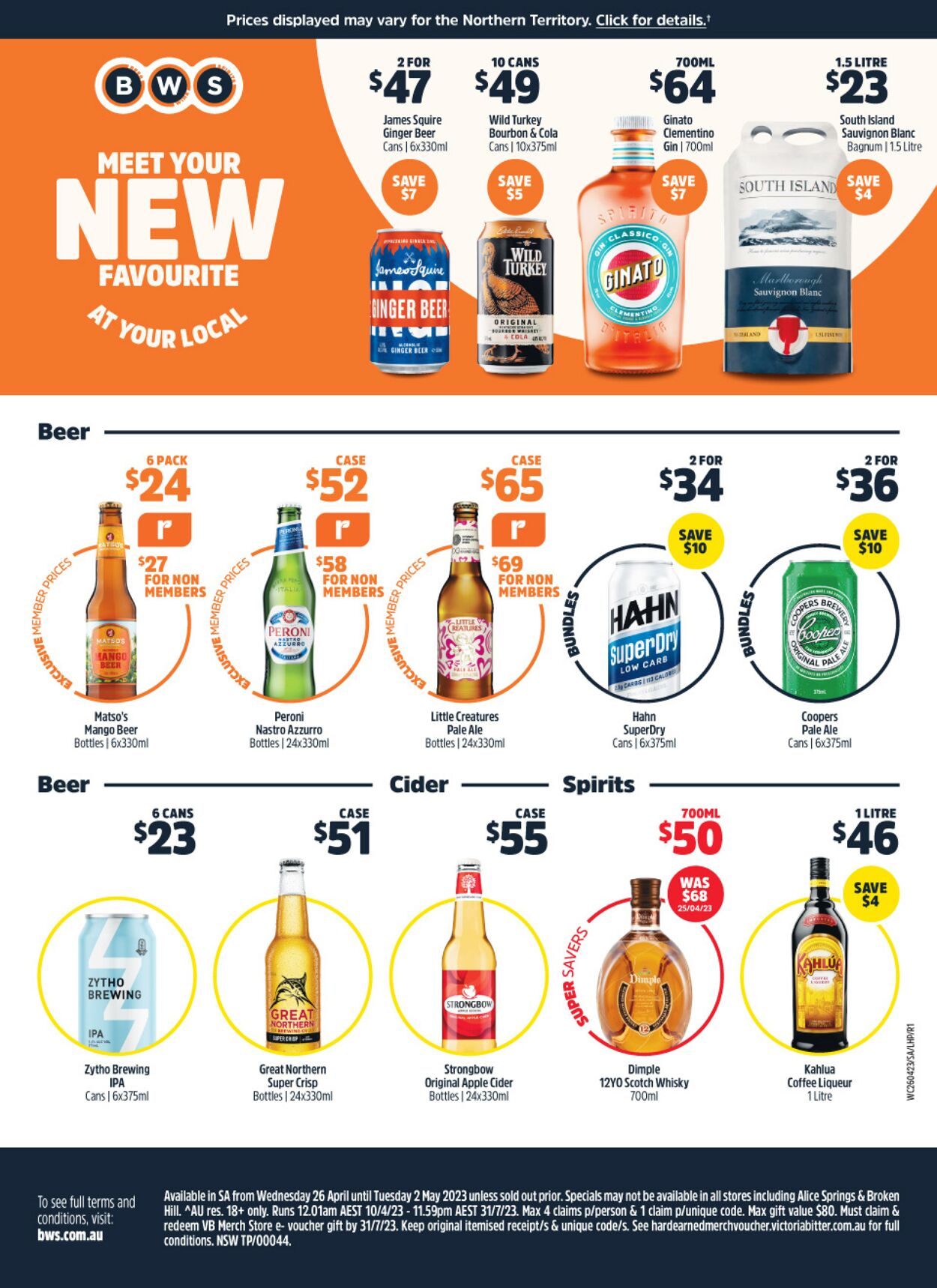 Catalogue Woolworths 26.04.2023 - 02.05.2023